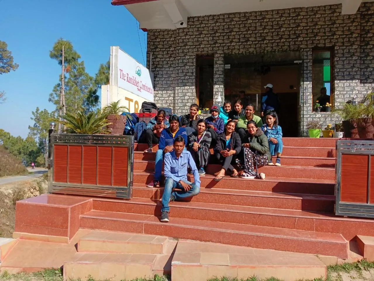 group of guests in The Ranikhet Continental