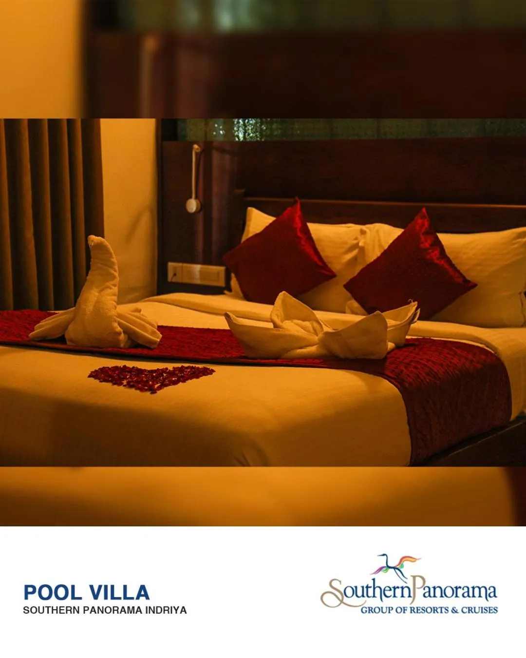 Bed in Southern Panorama Indriya Resorts & Spa