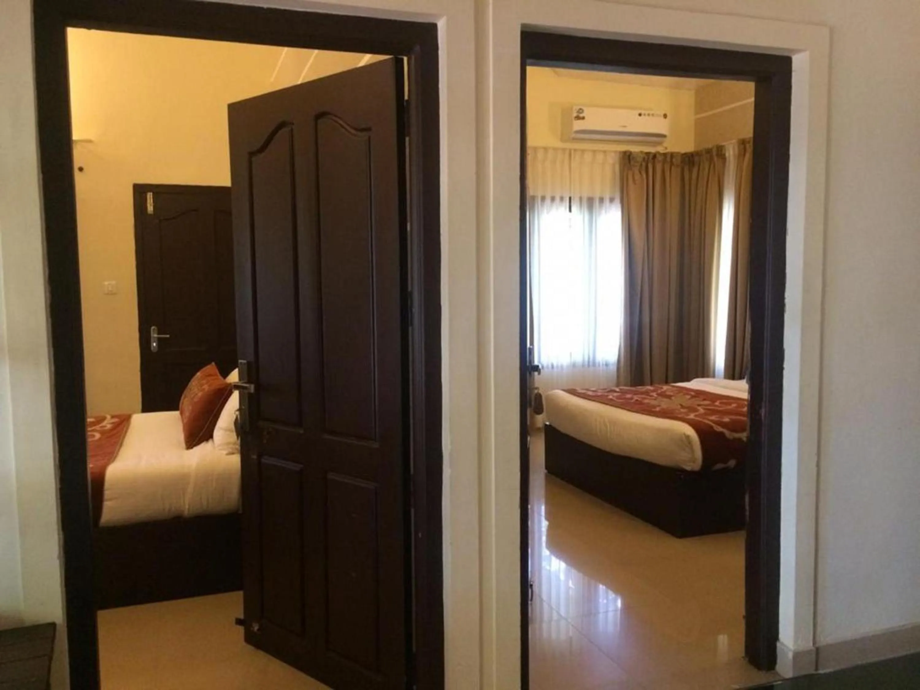 Bed in Southern Panorama Indriya Resorts & Spa