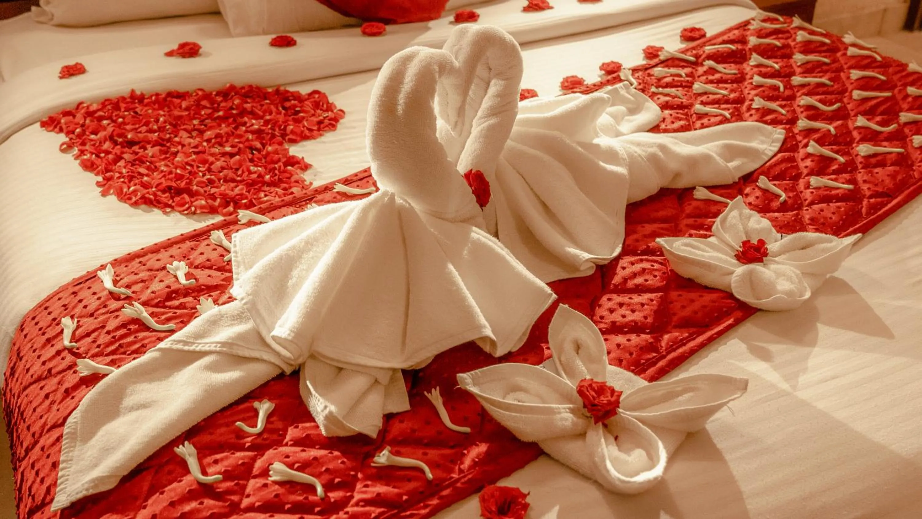 Bed in Southern Panorama Indriya Resorts & Spa