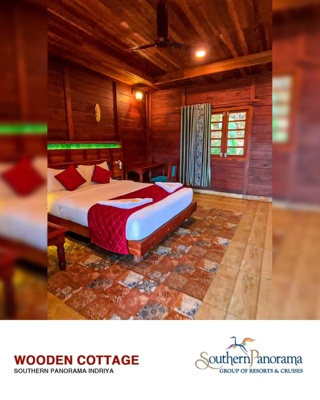 Bed in Southern Panorama Indriya Resorts & Spa