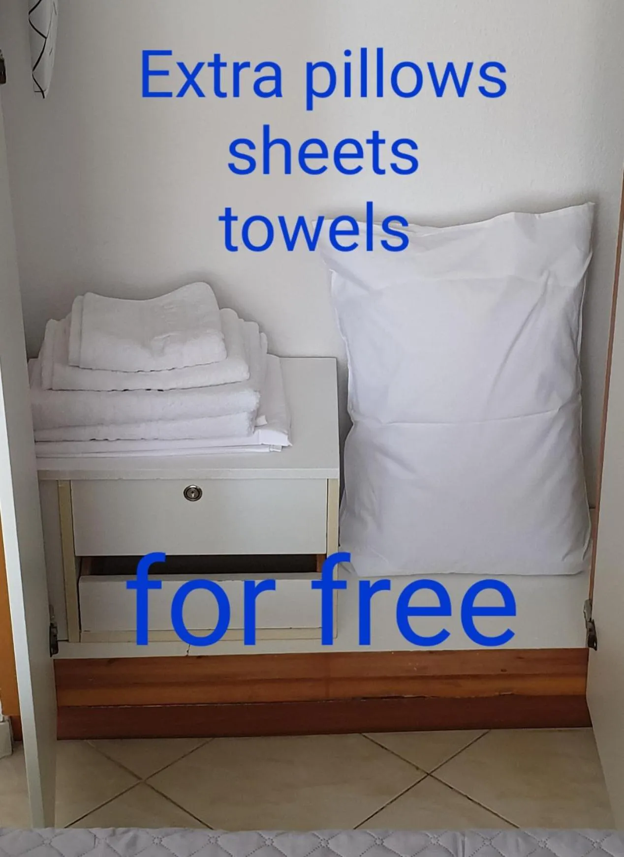 towels, Bed in BLUE EYES APARTMENTS