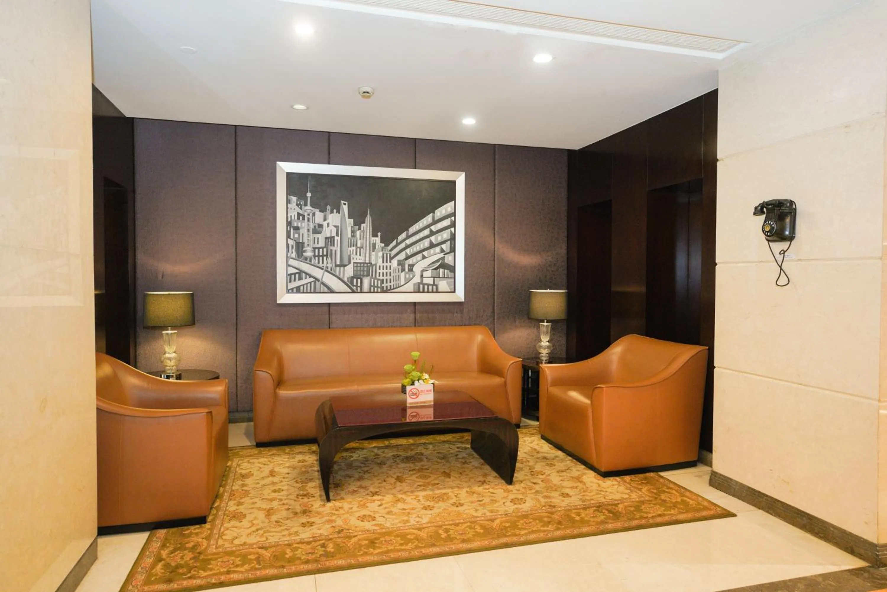 Lobby or reception in Broadway Mansions Hotel - On the Bund - Journey Through Time Old Shanghai Republic Dreams