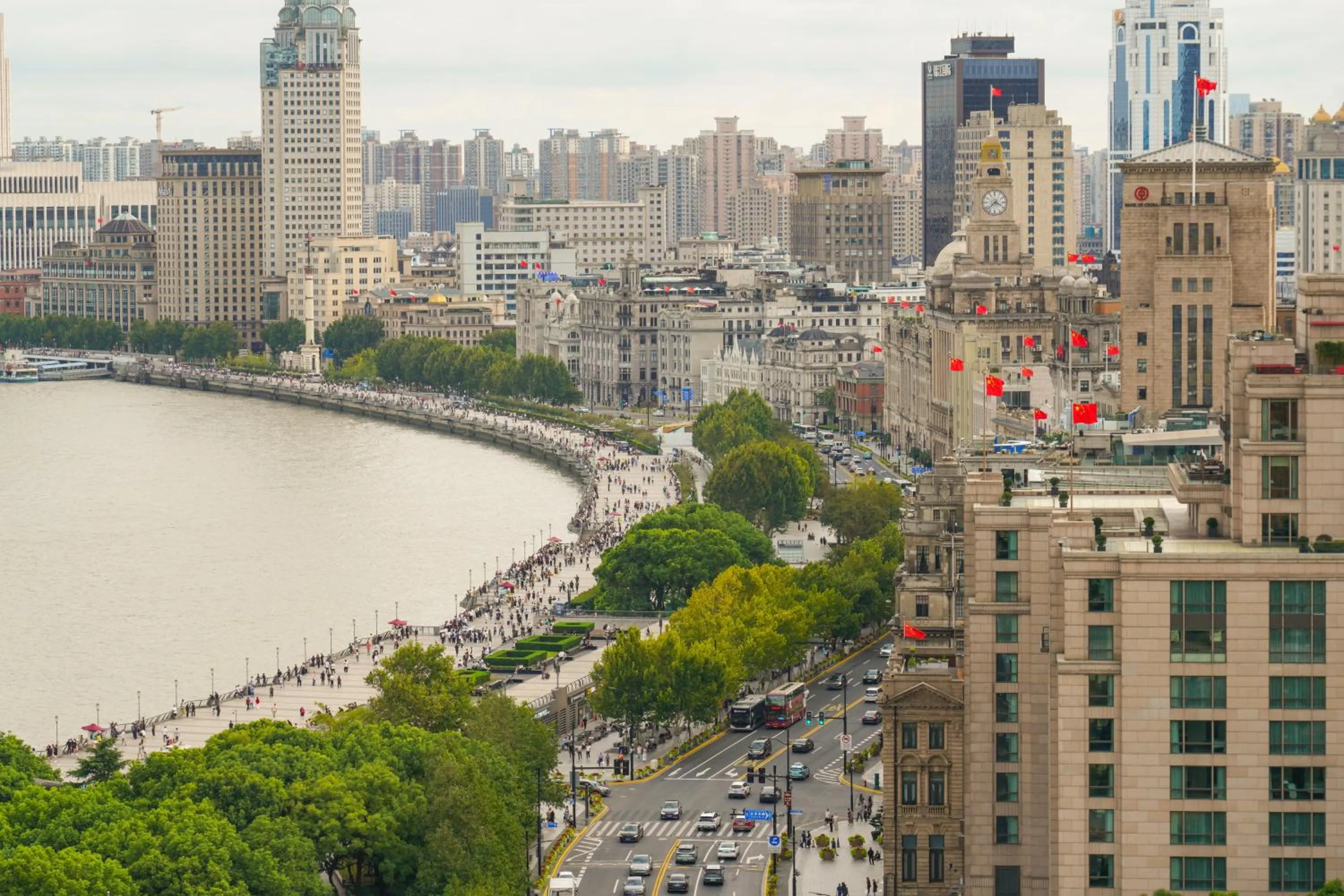 Balcony/Terrace in Broadway Mansions Hotel - On the Bund - Journey Through Time Old Shanghai Republic Dreams