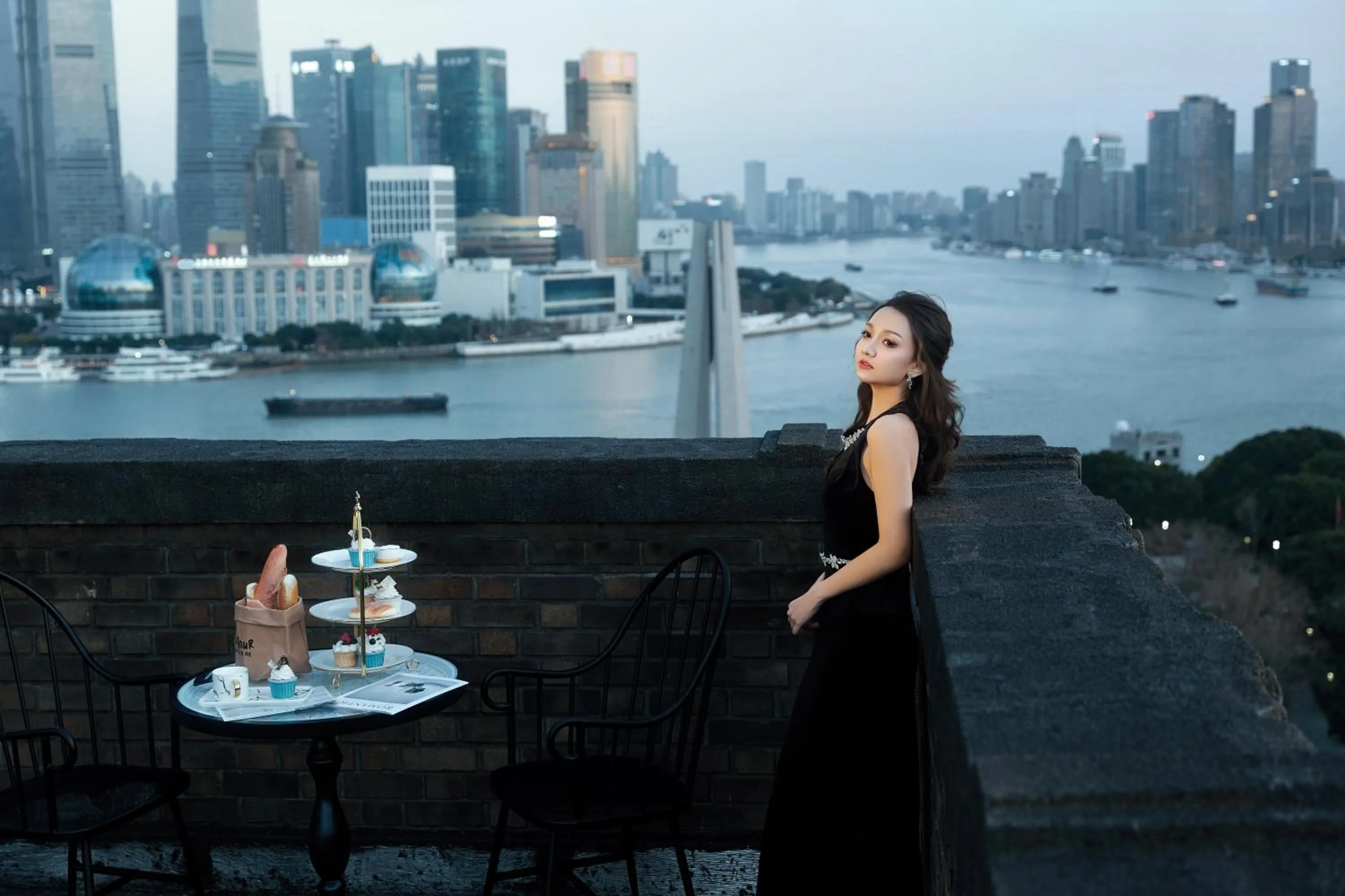 City view in Broadway Mansions Hotel - On the Bund - Journey Through Time Old Shanghai Republic Dreams