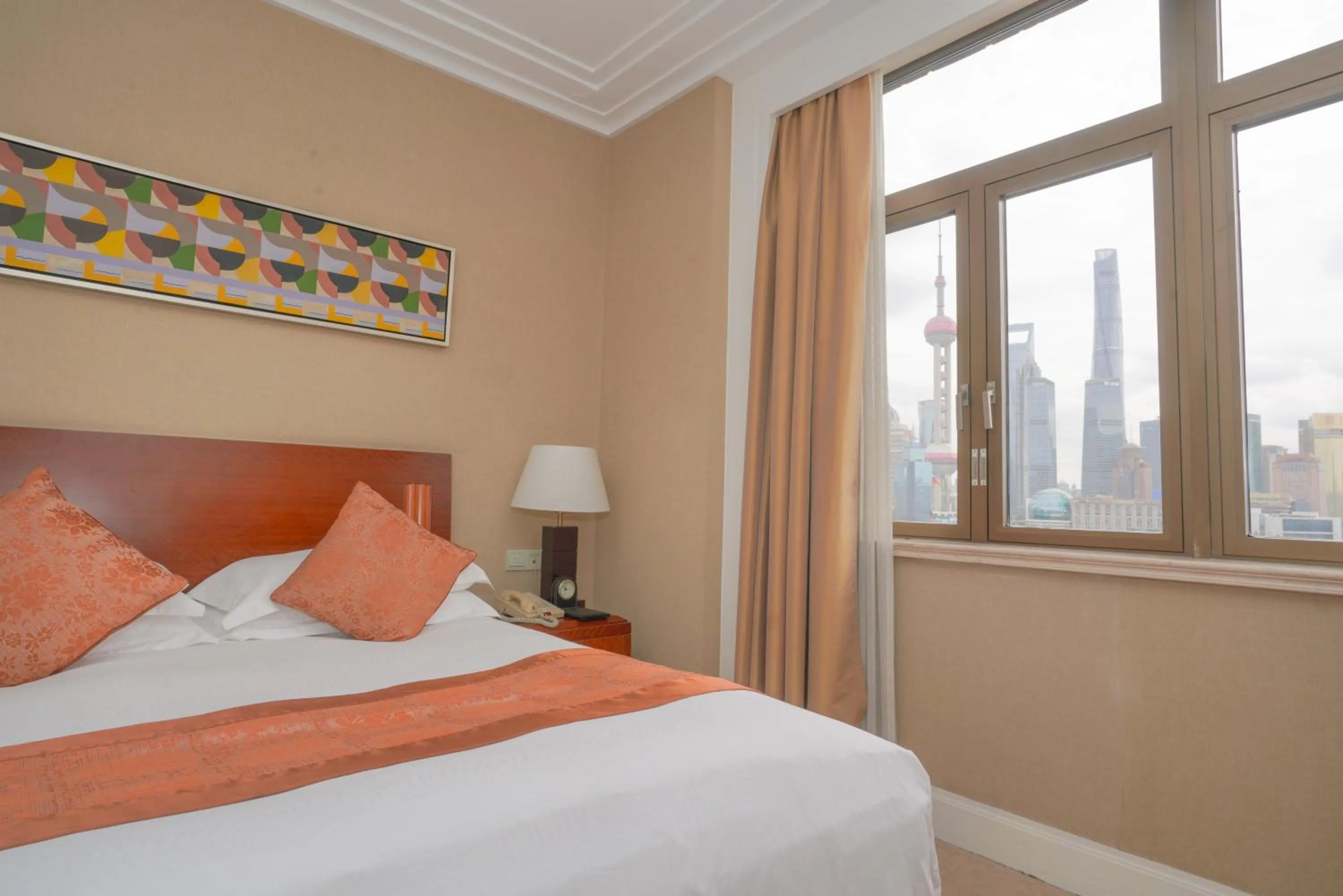 Bedroom, Bed in Broadway Mansions Hotel - On the Bund - Journey Through Time Old Shanghai Republic Dreams