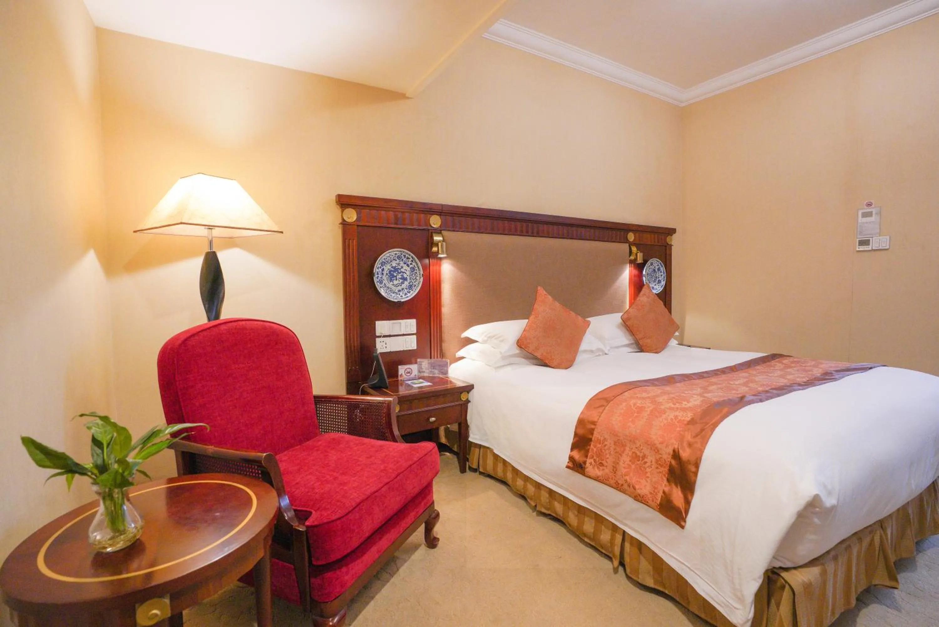 Bed in Broadway Mansions Hotel - On the Bund - Journey Through Time Old Shanghai Republic Dreams