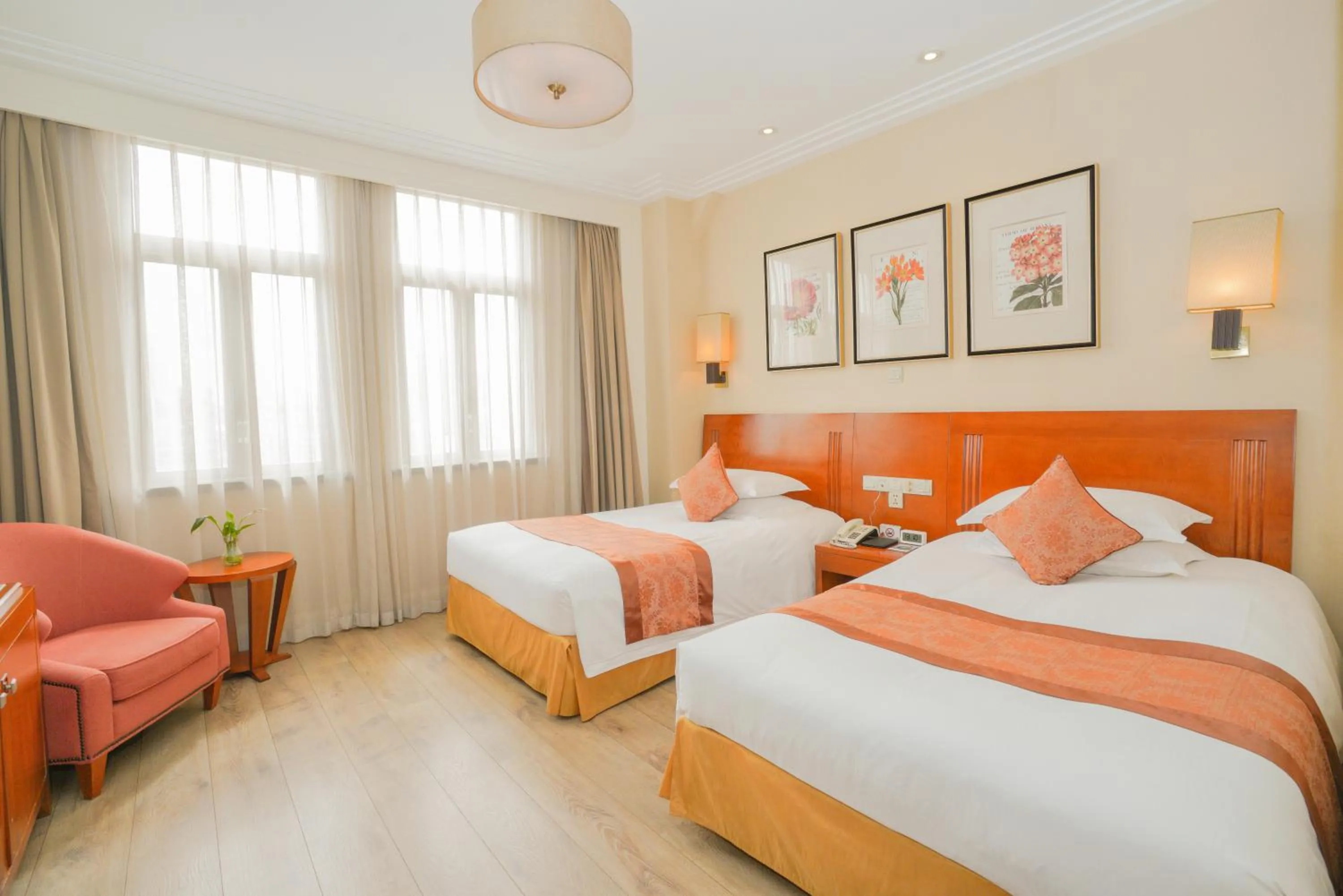 Bedroom, Bed in Broadway Mansions Hotel - On the Bund - Journey Through Time Old Shanghai Republic Dreams