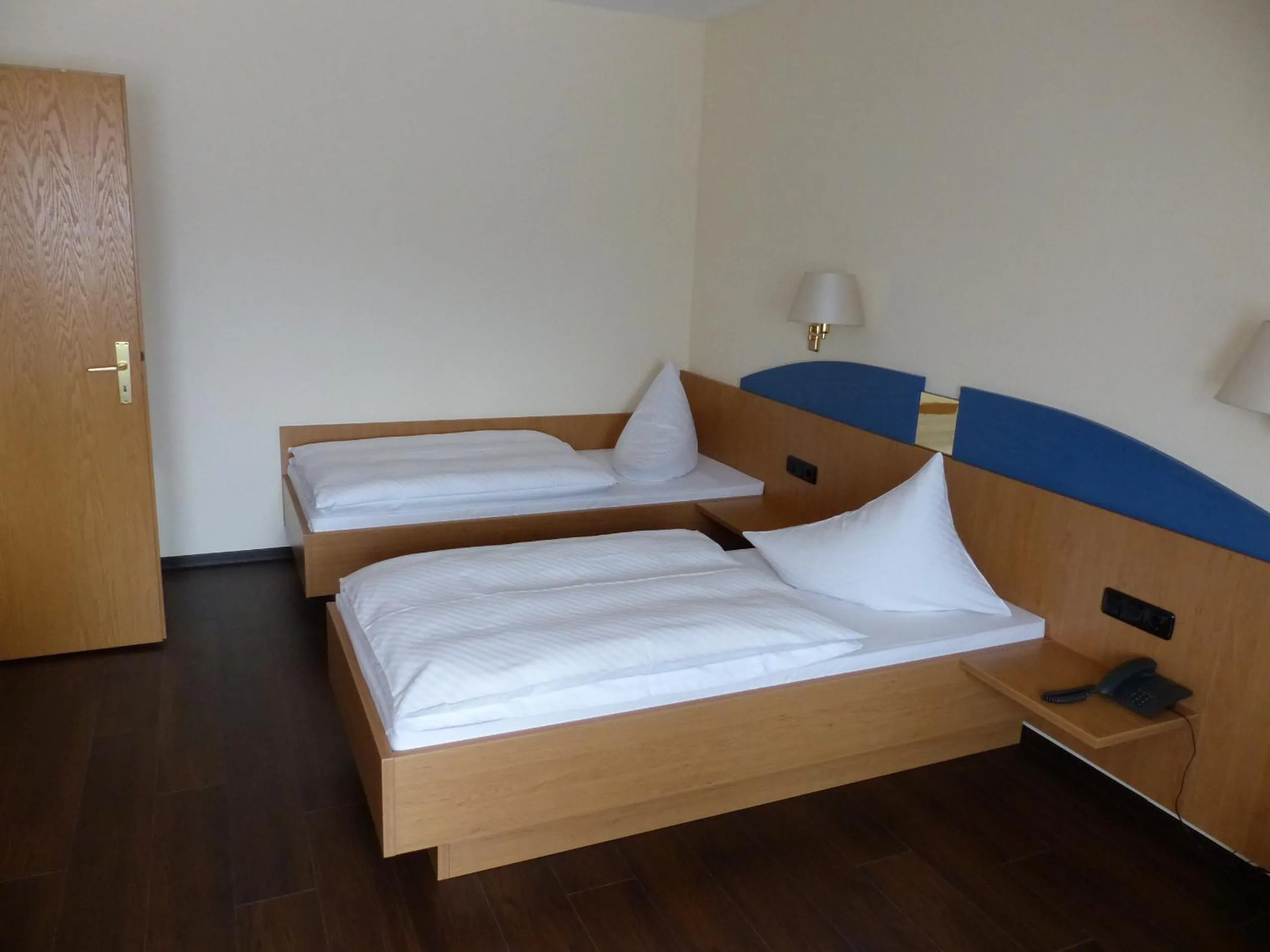 Decorative detail, Bed in Hotel Zum Anger