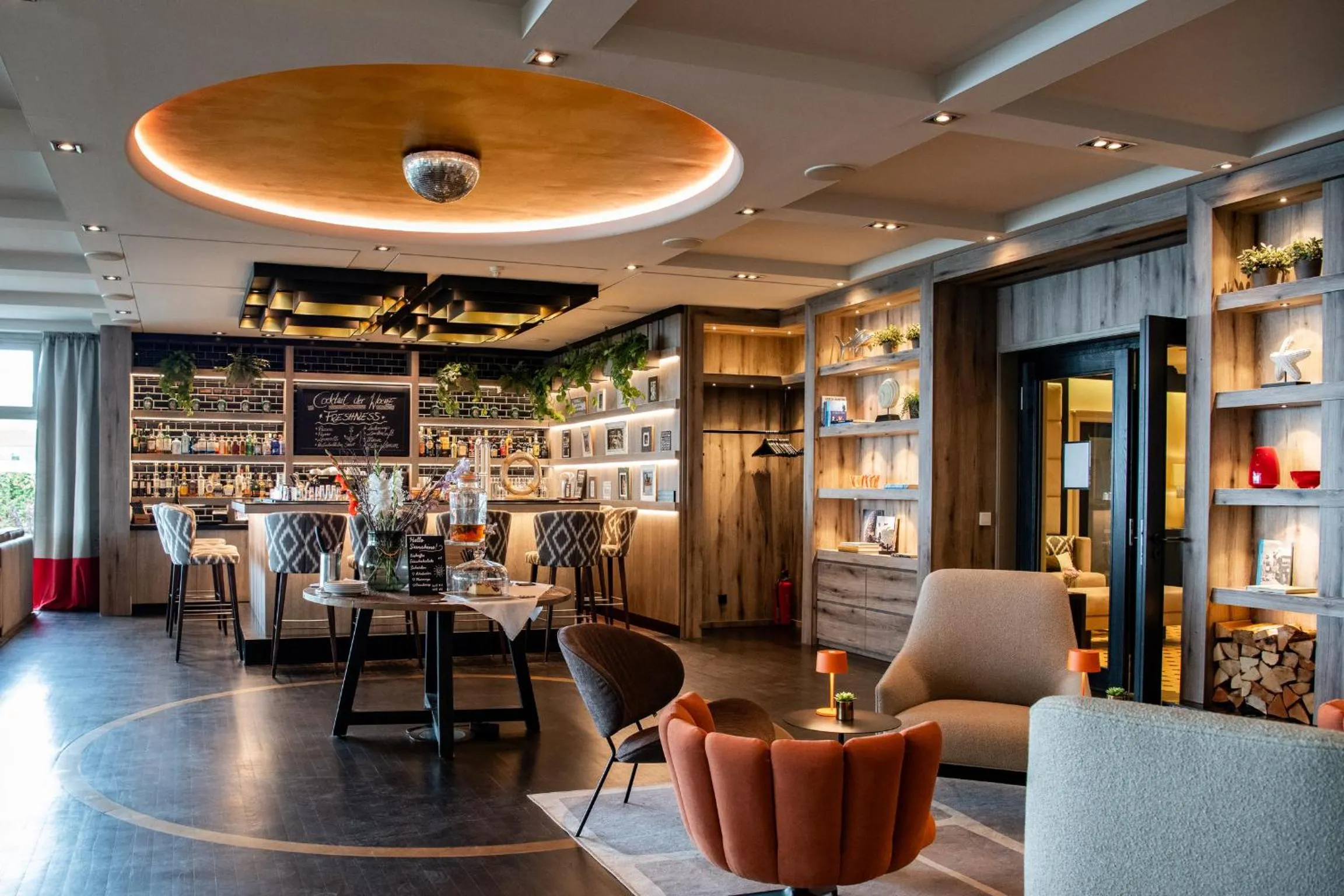 Lounge or bar in Strandhotel Ostseeblick