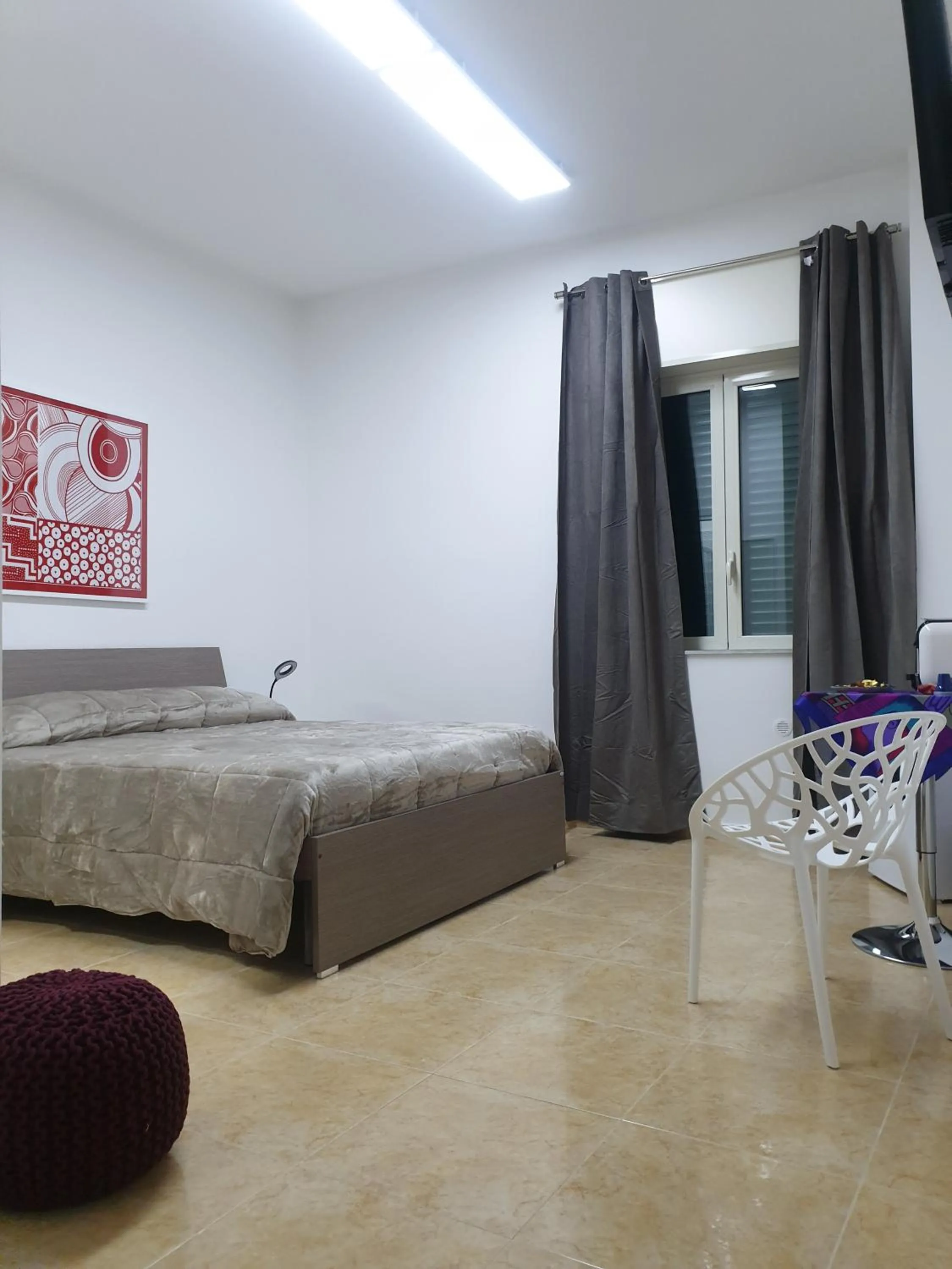 Bedroom, Bed in B&B HERCULANEUM RUINS