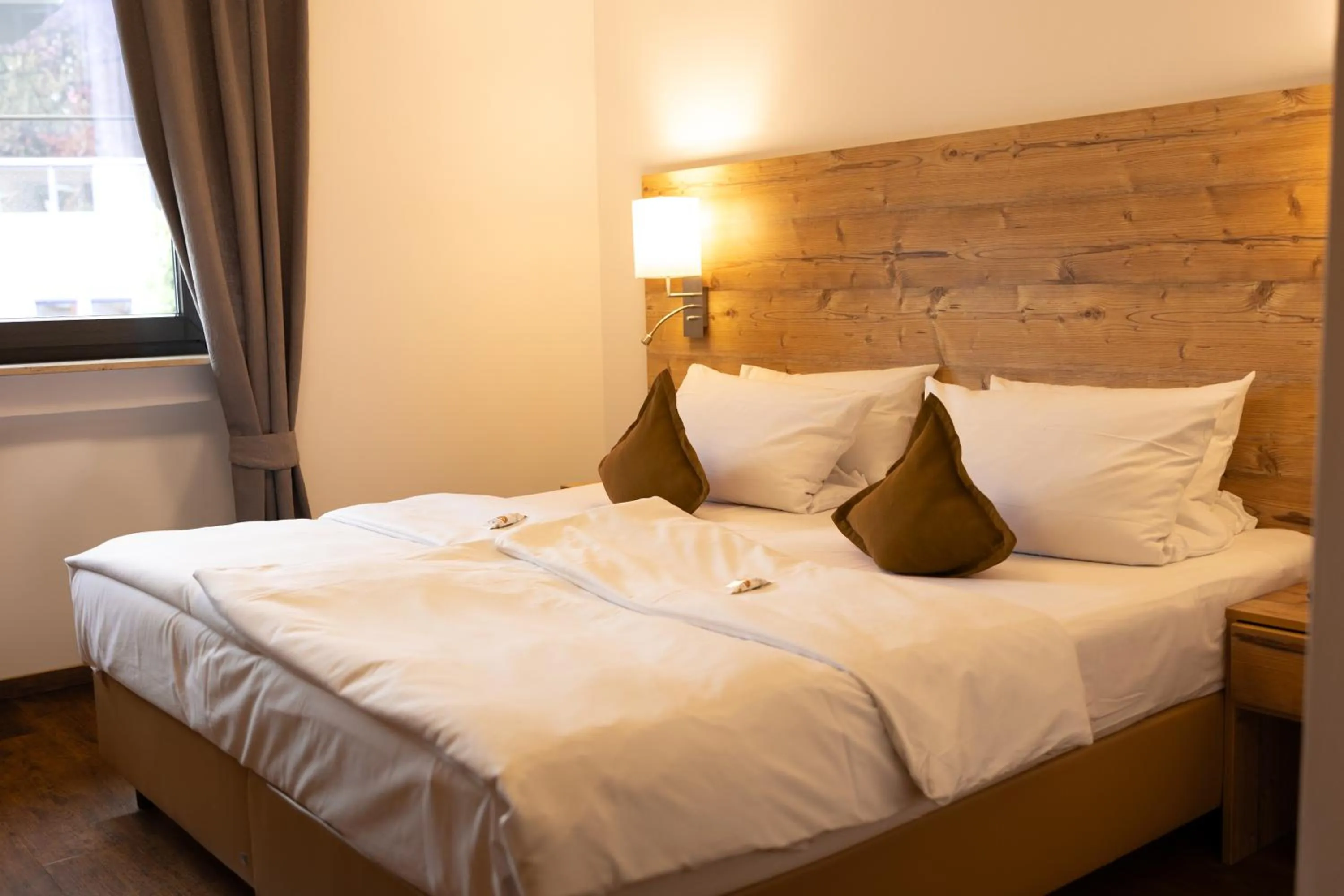 Bed in Hotel Kübler