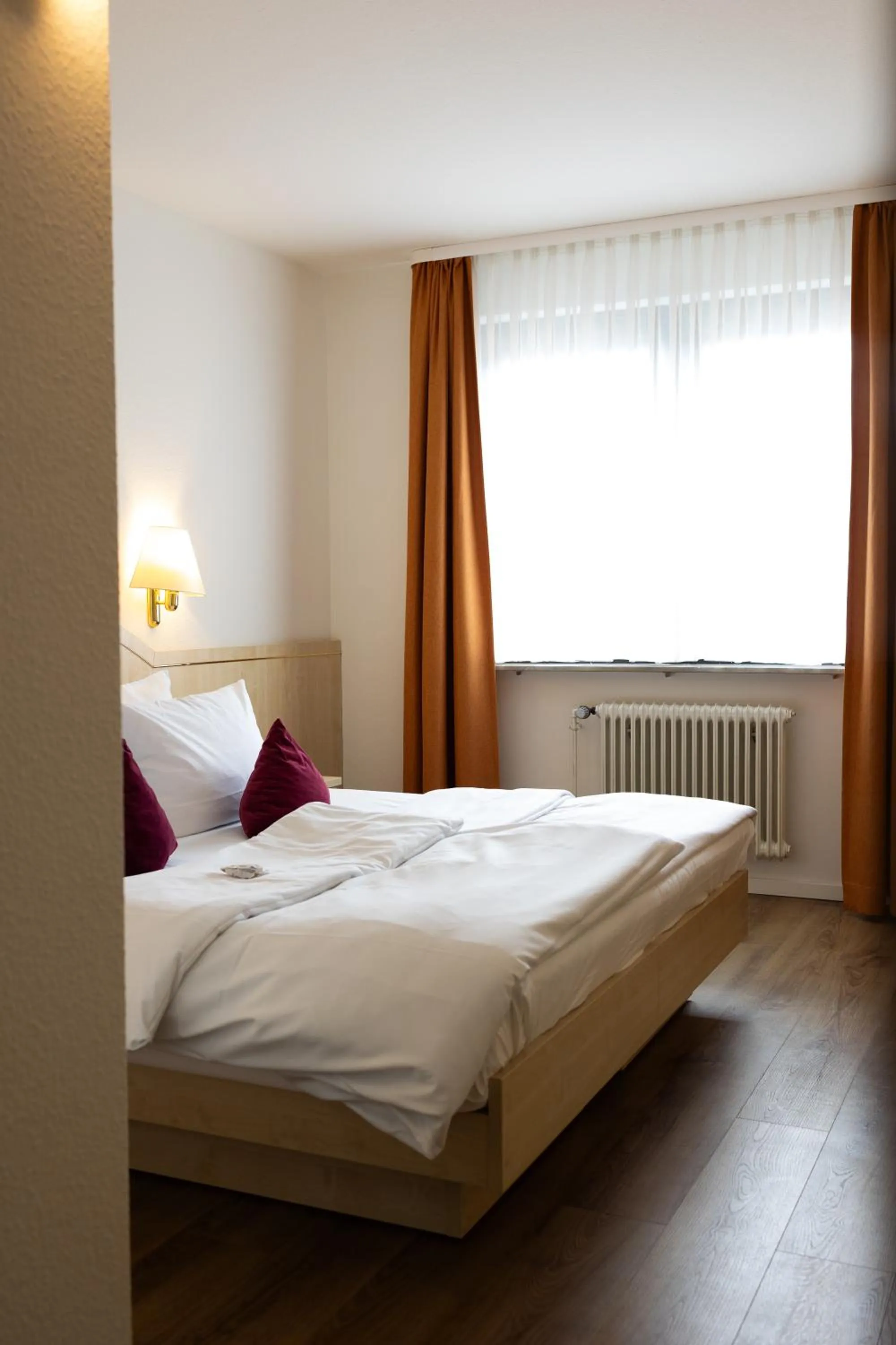 Bed in Hotel Kübler