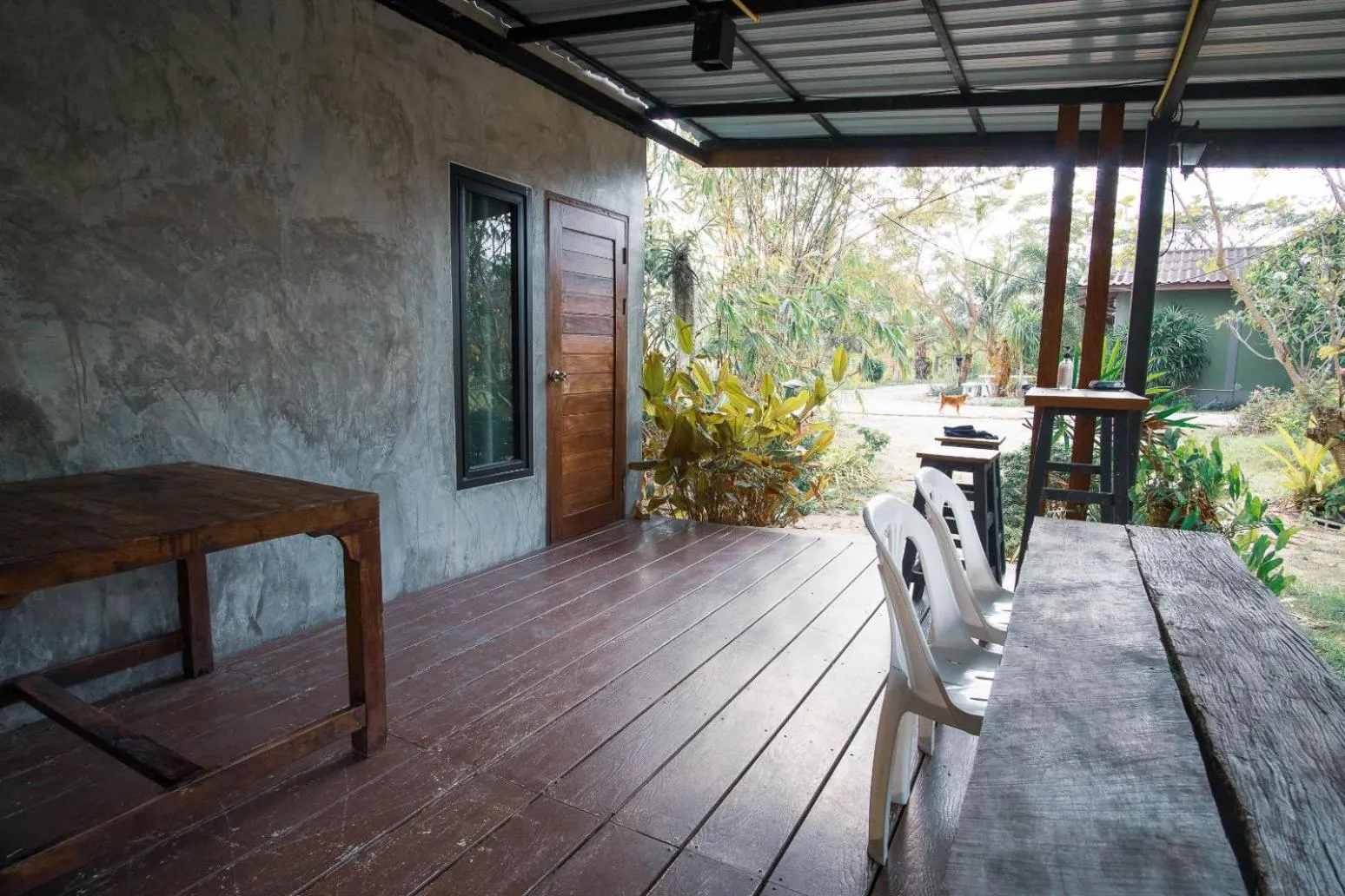 Patio in Long Lake Resort