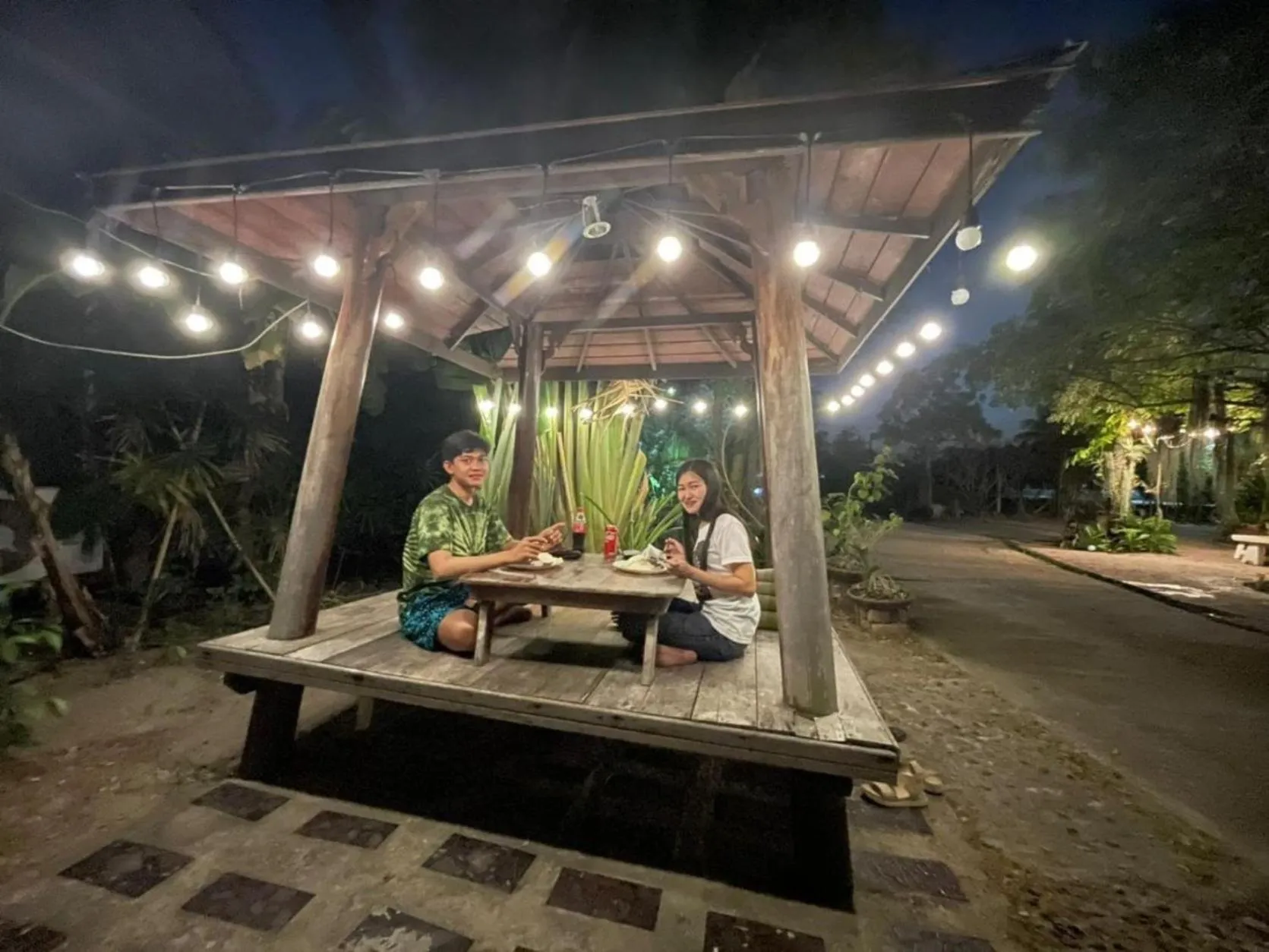 People in Long Lake Resort