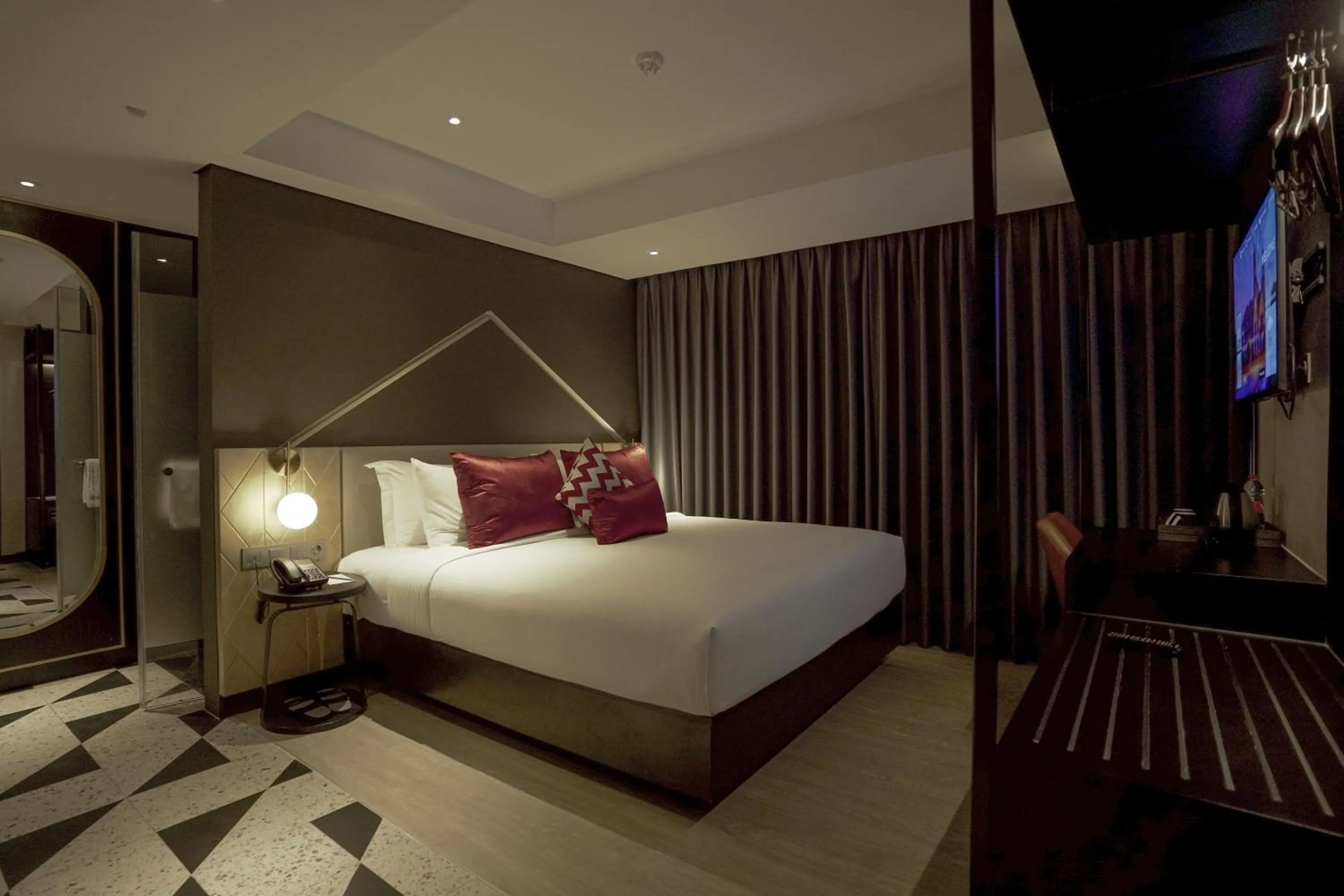Bed in Awann Sewu Boutique Hotel and Suite Semarang
