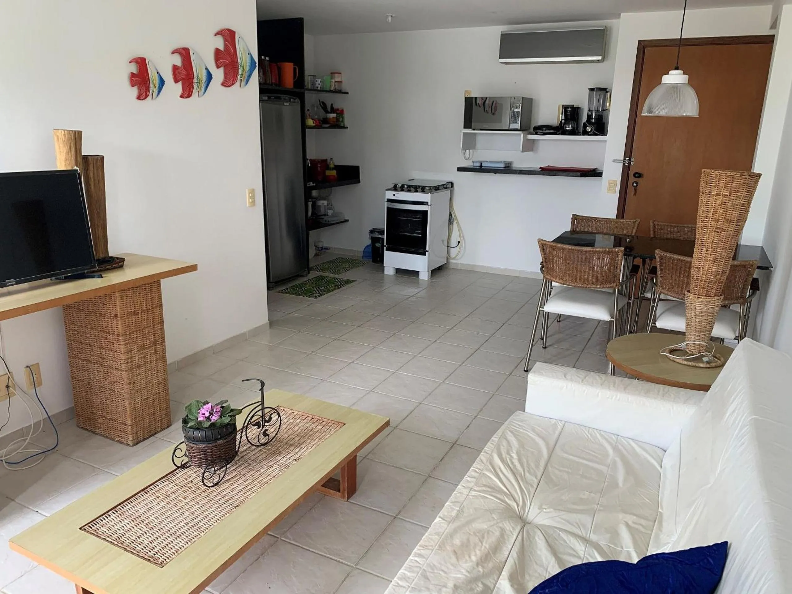 Living room in Muro Alto Marupiara Suítes