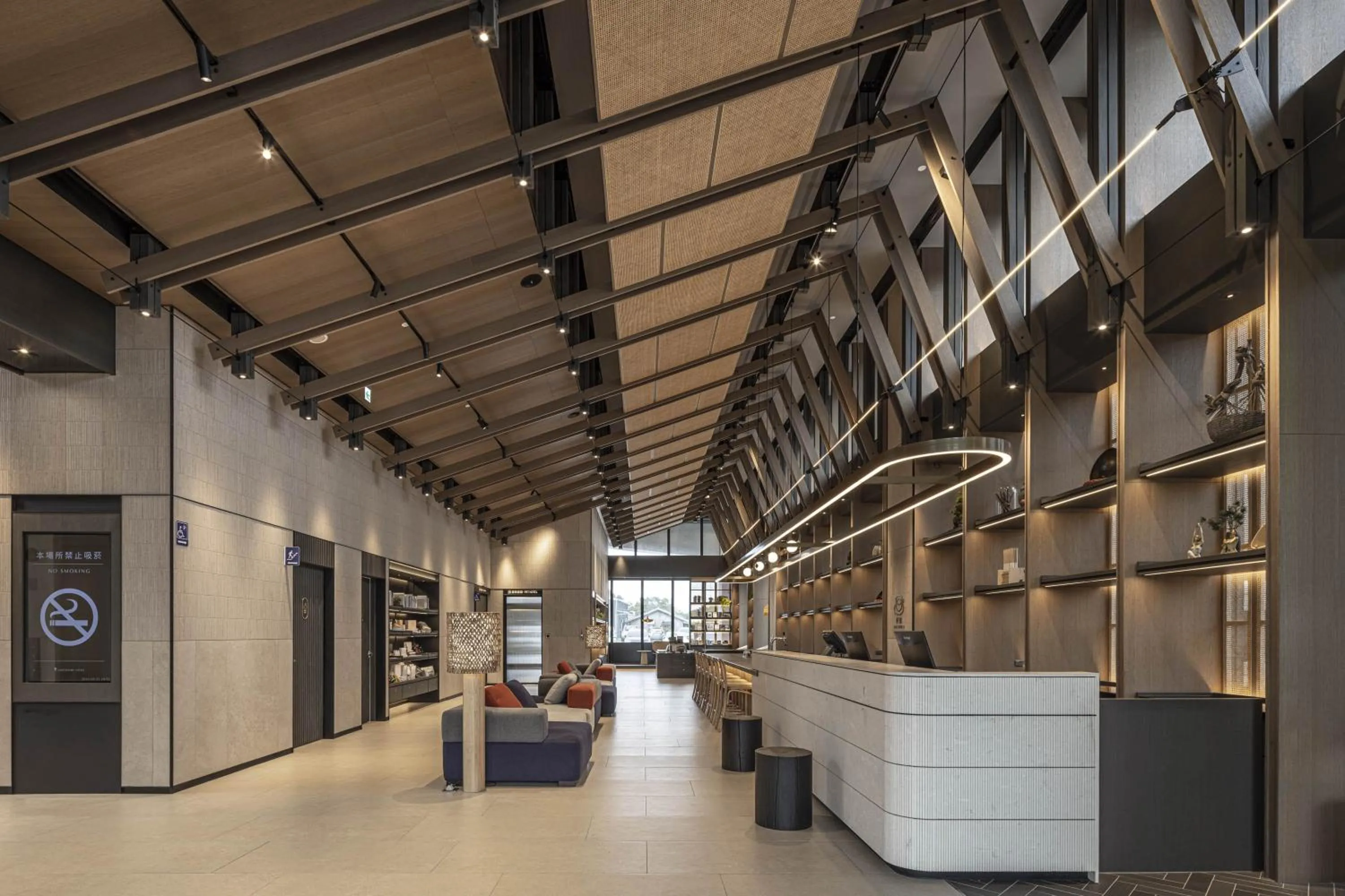 Lobby or reception in Lakeshore Hotel Hualien Taroko