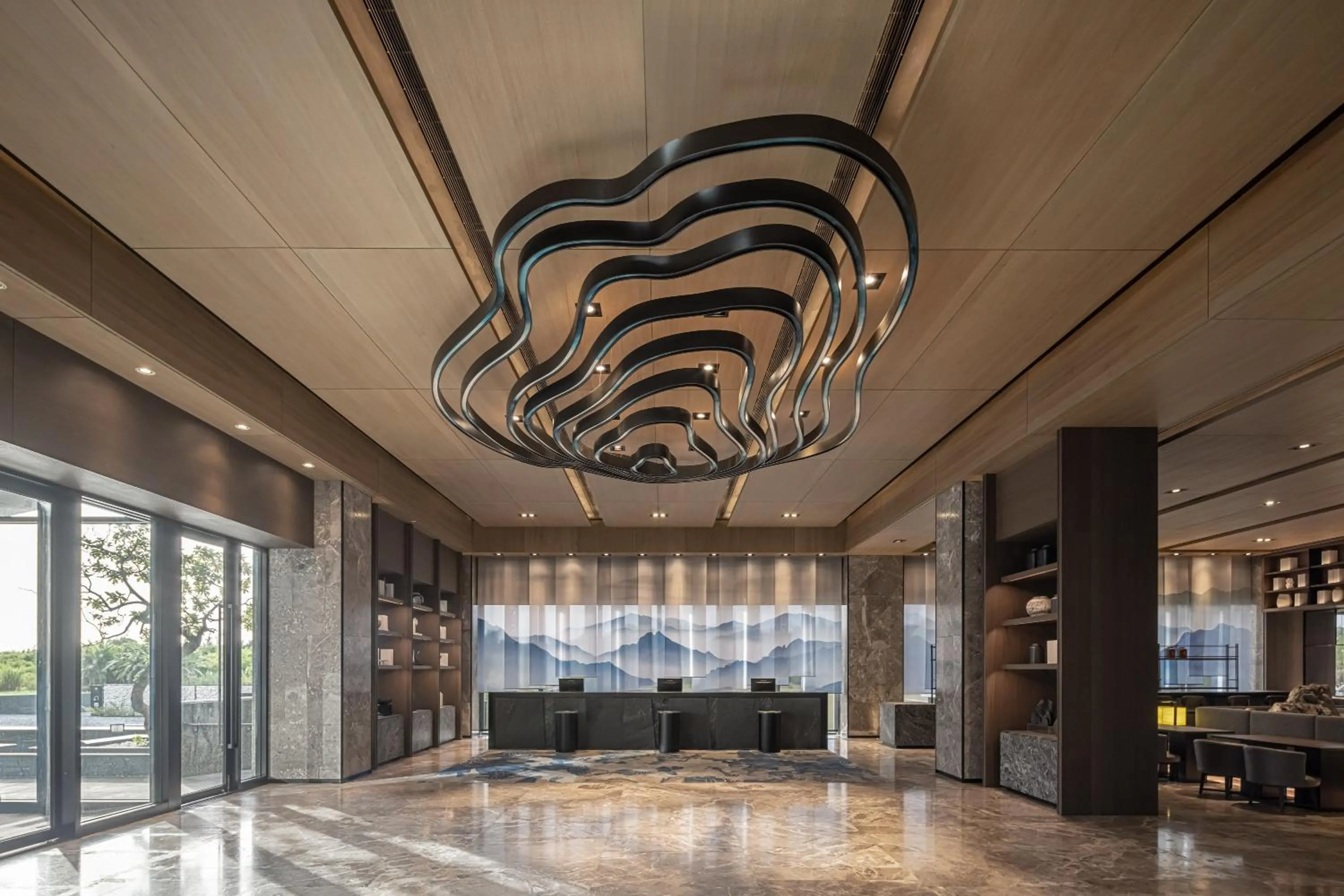 Lobby or reception in Lakeshore Hotel Hualien Taroko