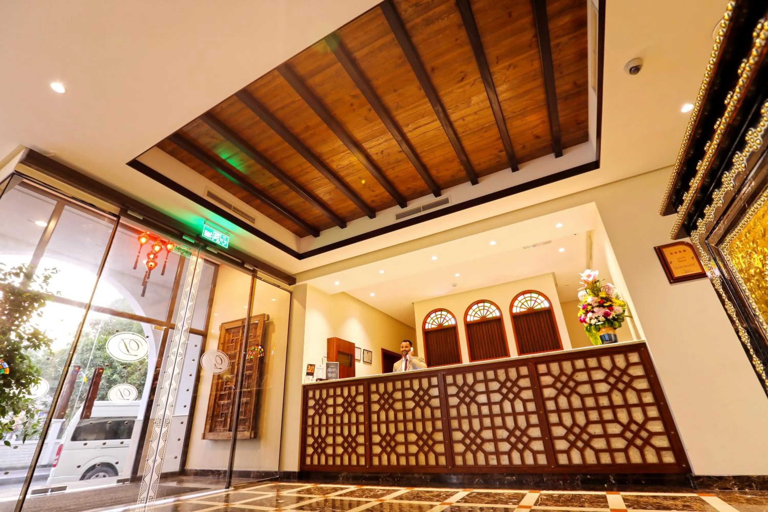 Lobby or reception in Delmon International Hotel
