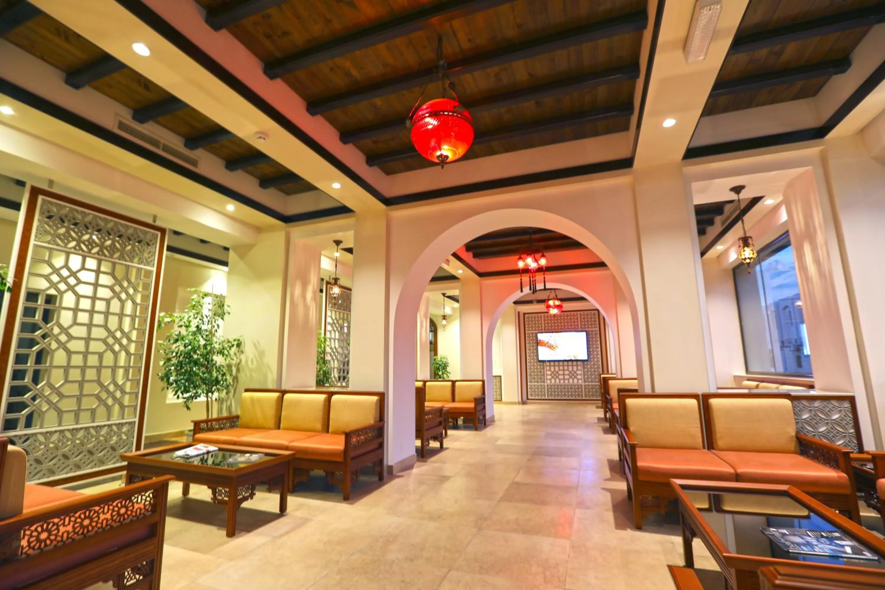 Lobby or reception in Delmon International Hotel