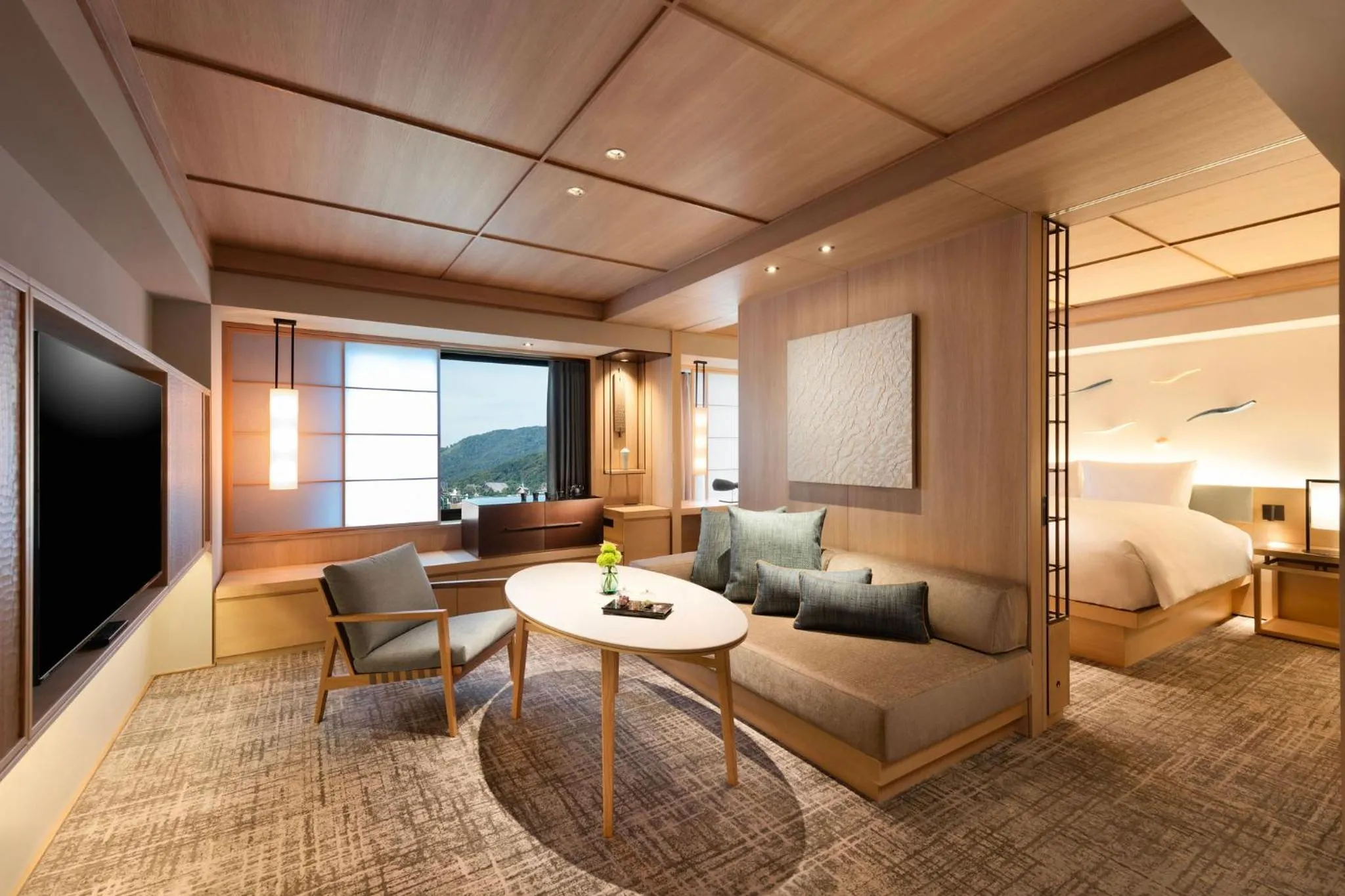 Living room in DoubleTree by Hilton Kyoto Higashiyama