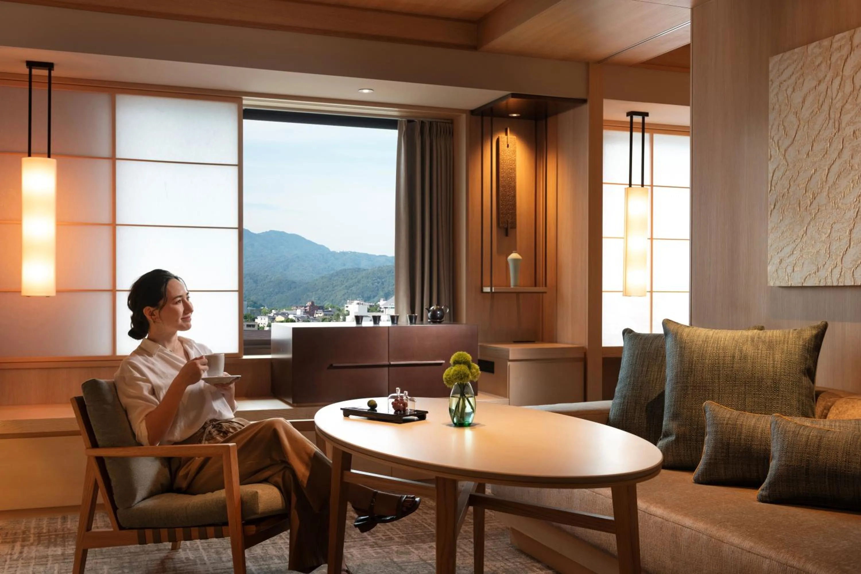 Living room in DoubleTree by Hilton Kyoto Higashiyama