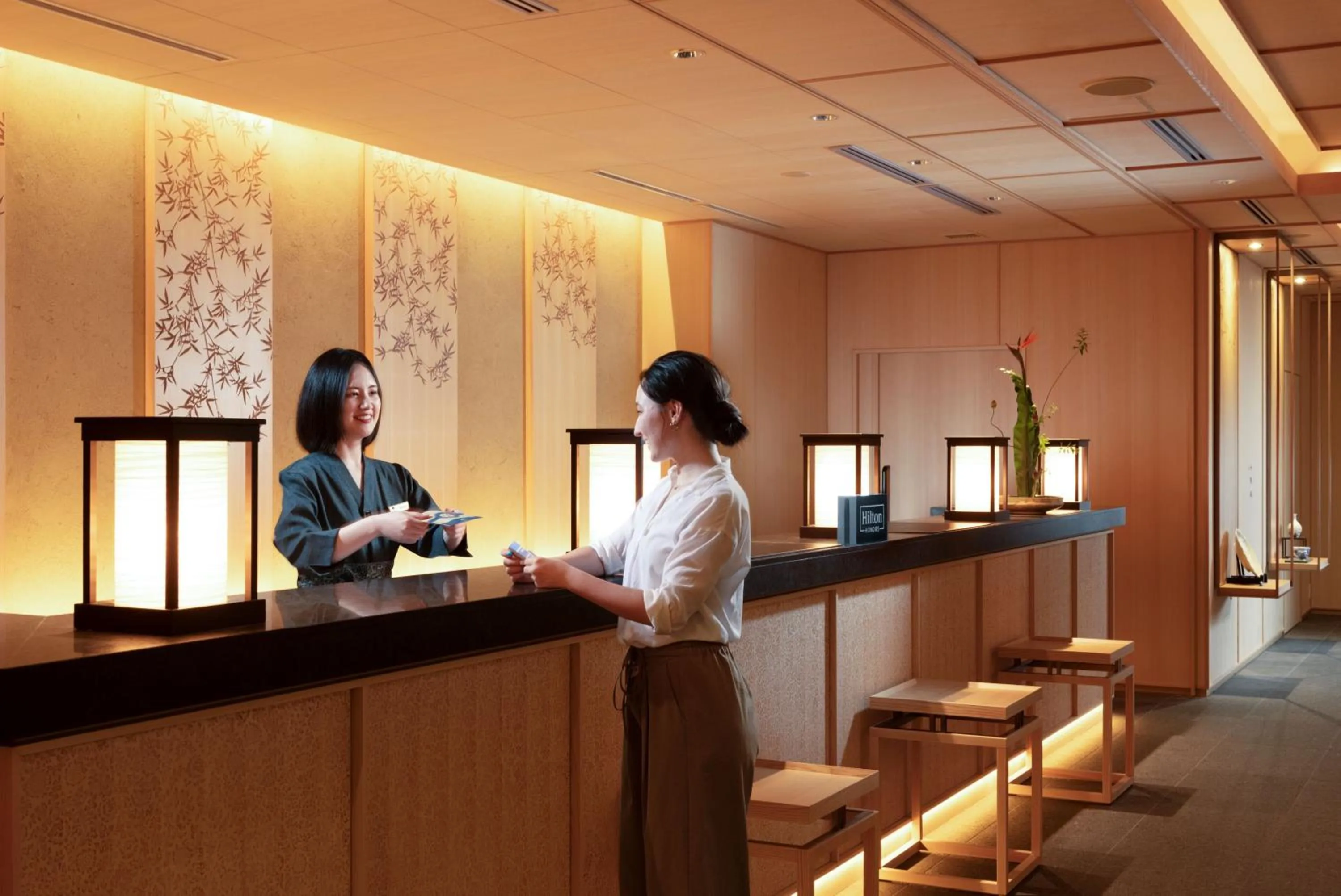 Lobby or reception in DoubleTree by Hilton Kyoto Higashiyama