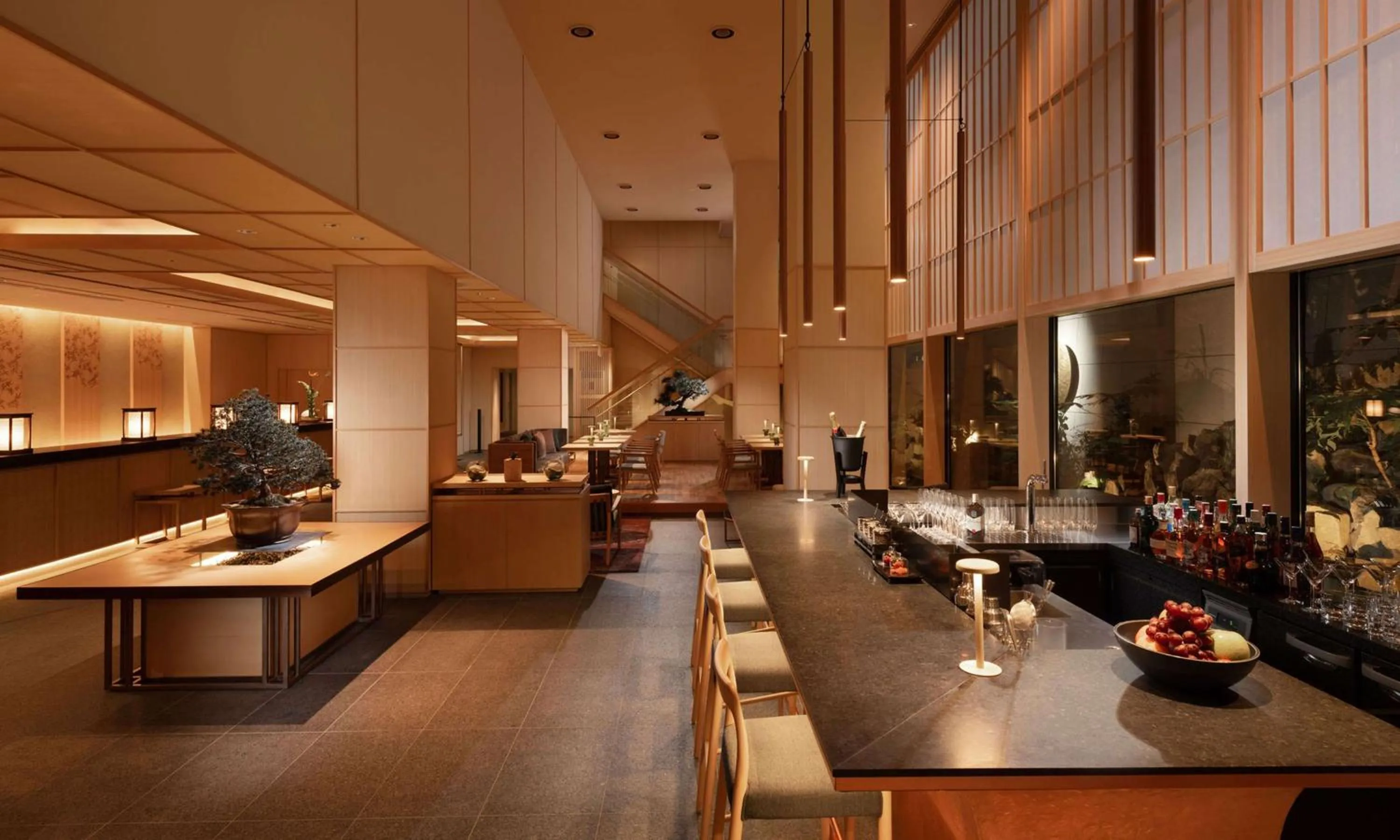 Lounge or bar in DoubleTree by Hilton Kyoto Higashiyama