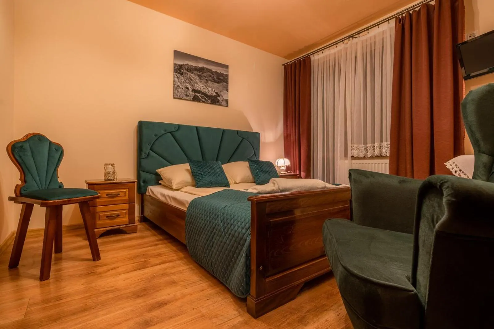 Bedroom, Bed in Willa Danielka