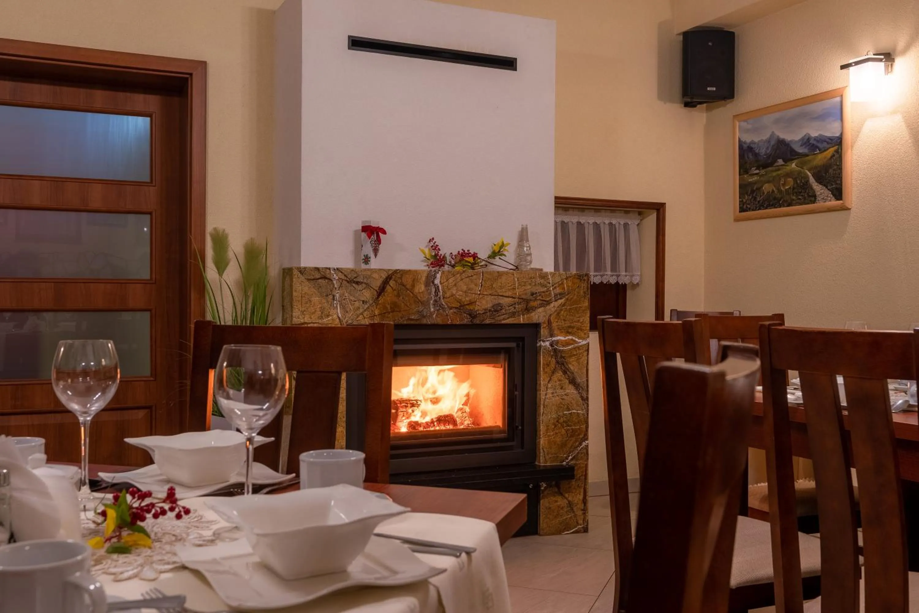 Dining area in Willa Danielka