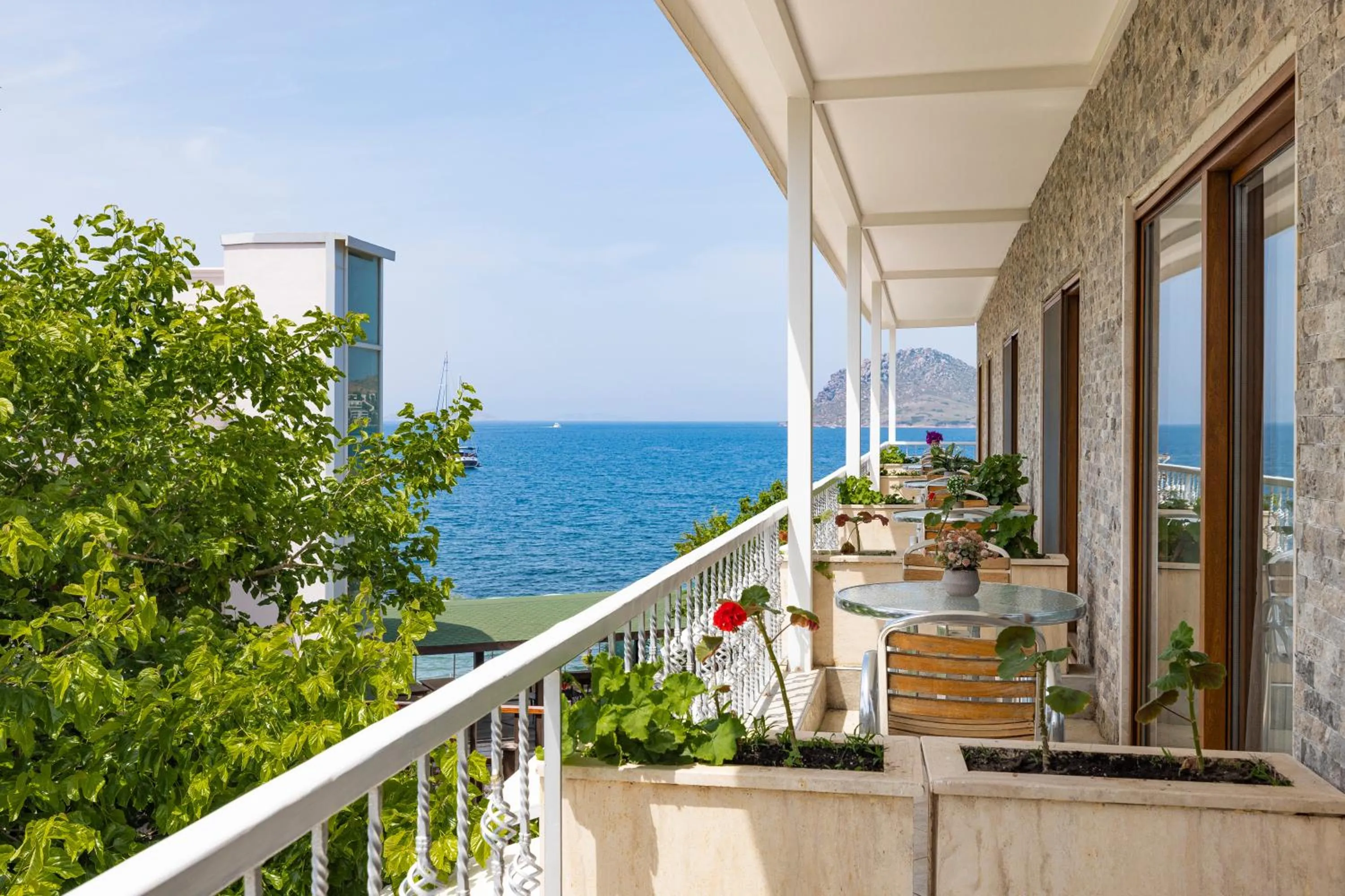 Balcony/Terrace in Elite Hotel Yalıkavak