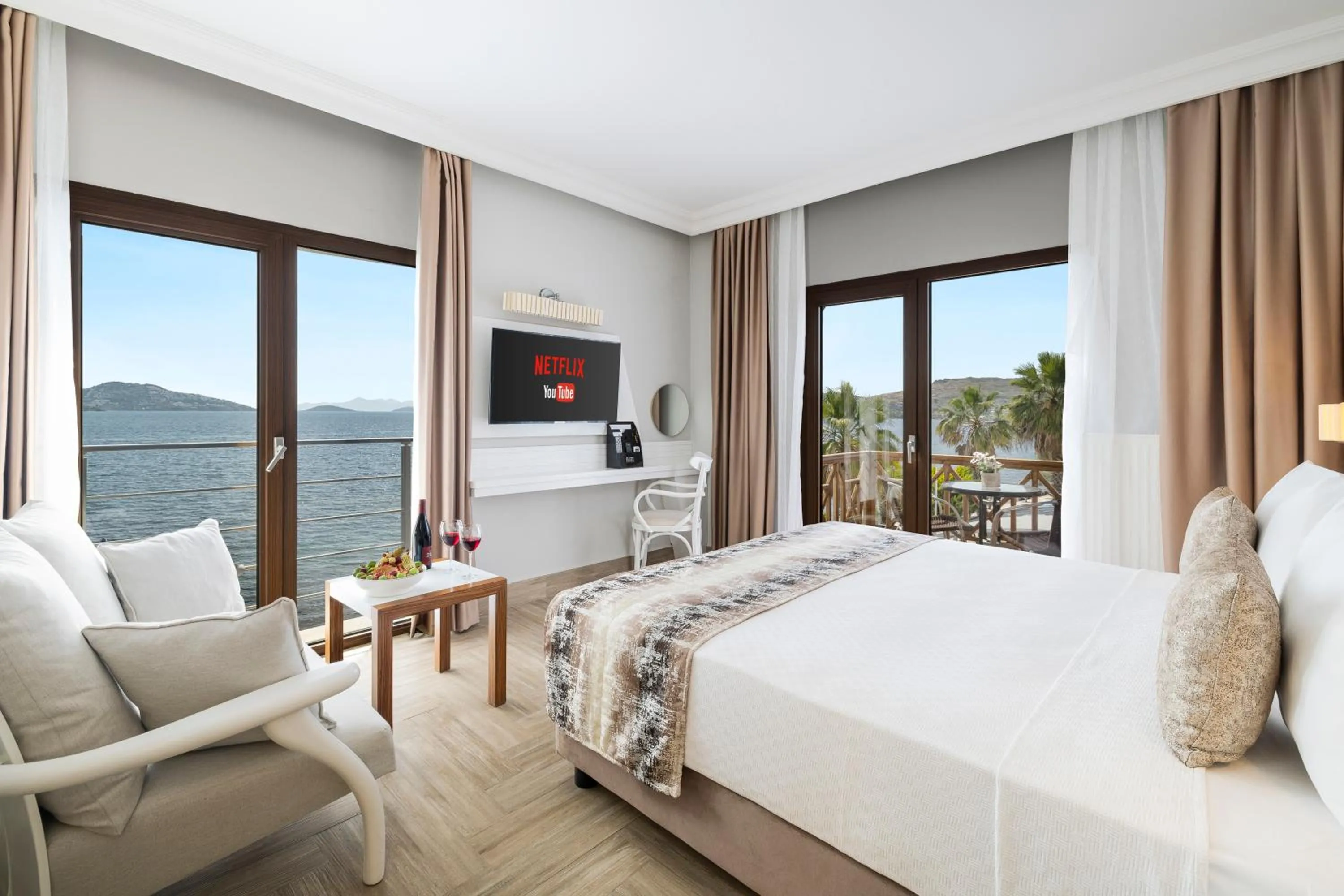 Bedroom, Bed in Elite Hotel Yalıkavak