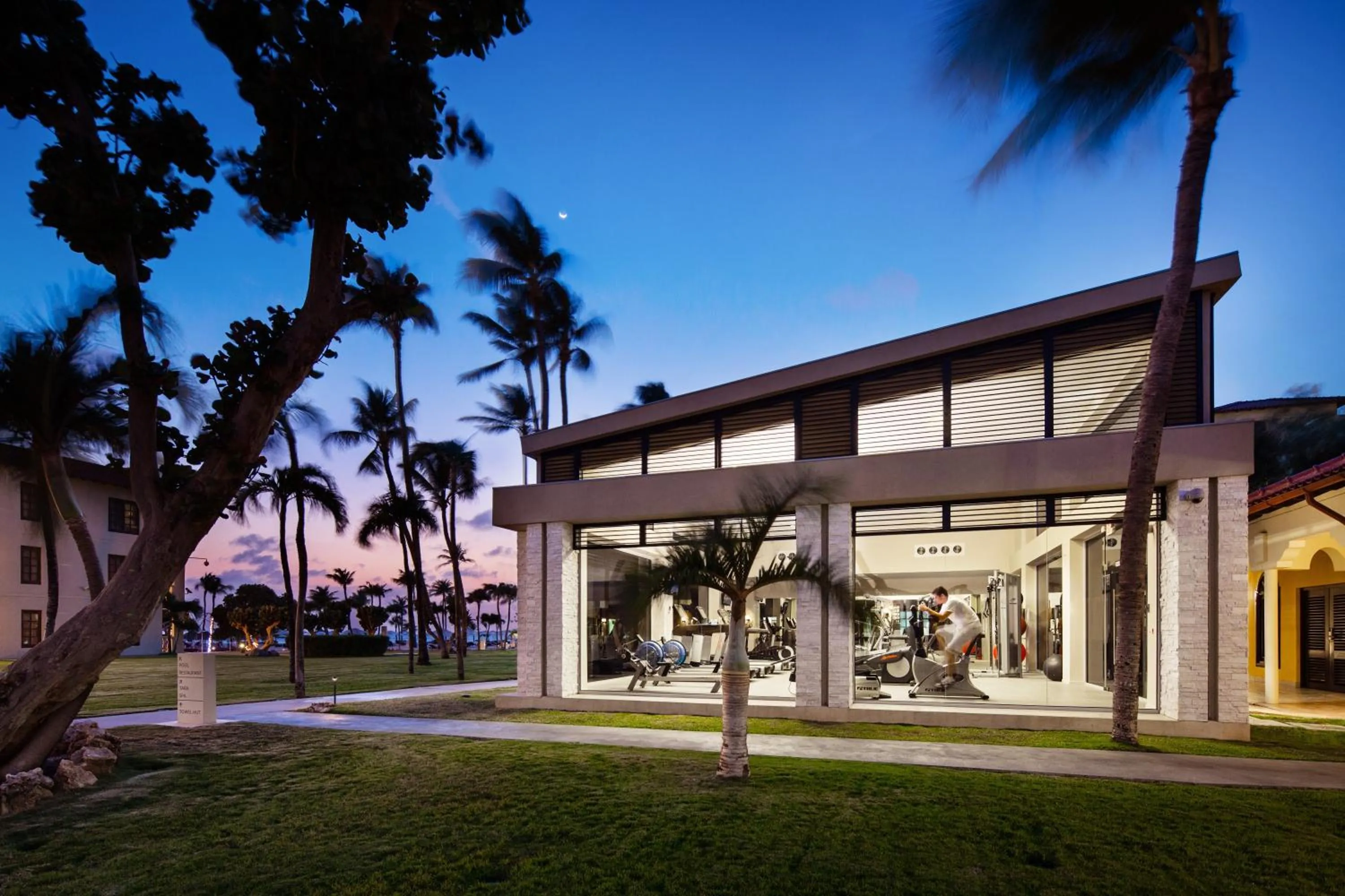 Fitness centre/facilities in Bucuti & Tara Boutique Beach Resort - Adult Only