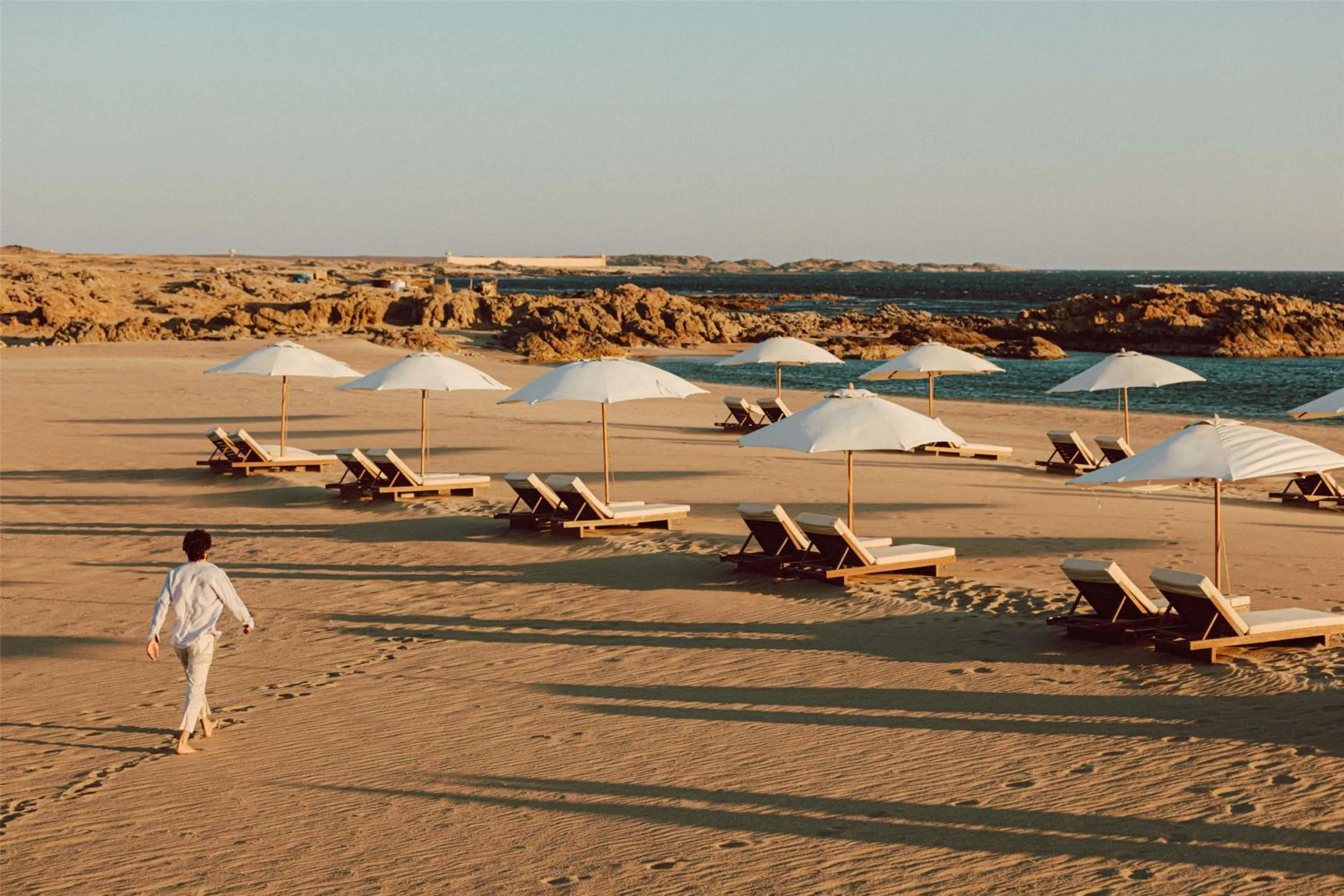 Beach in Alila Hinu Bay Salalah Mirbat
