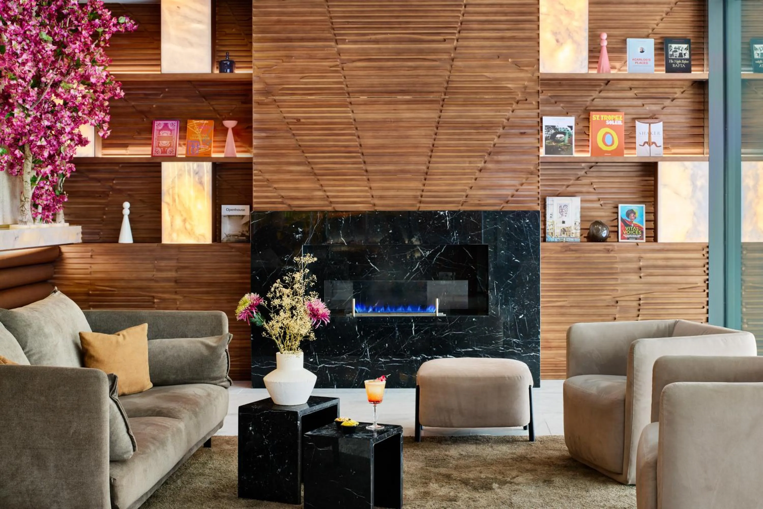 Living room in ME Barcelona