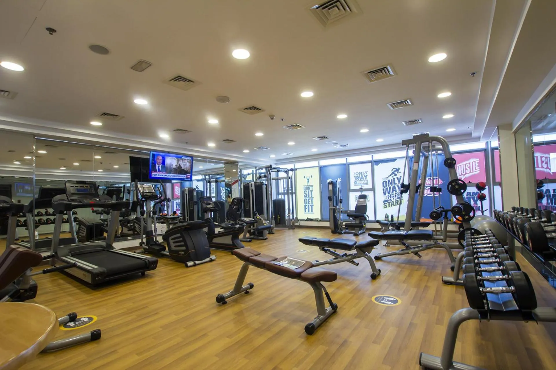 Fitness centre/facilities in TIME Onyx Hotel Apartments