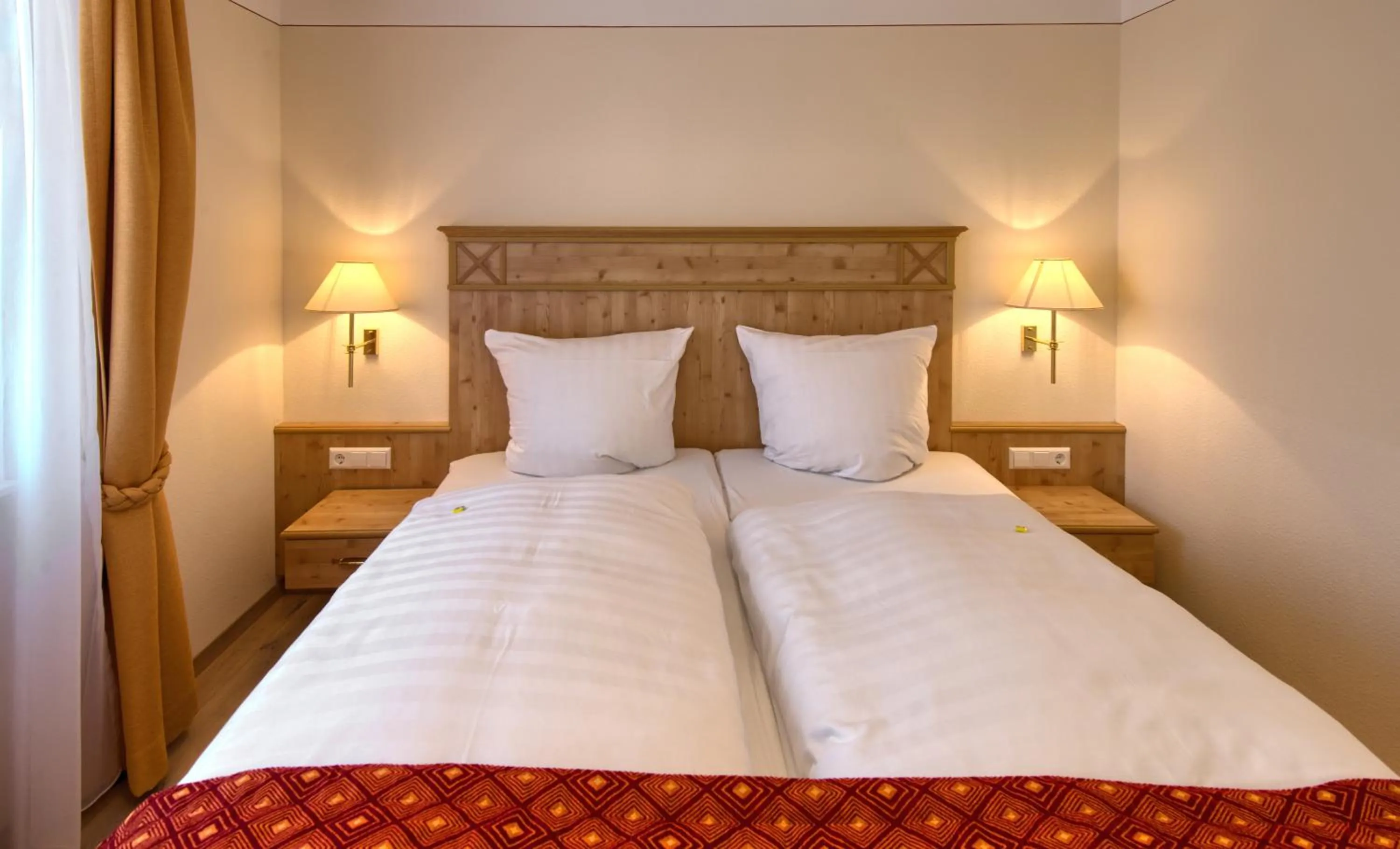 Bed in Flair Hotel Schwanen