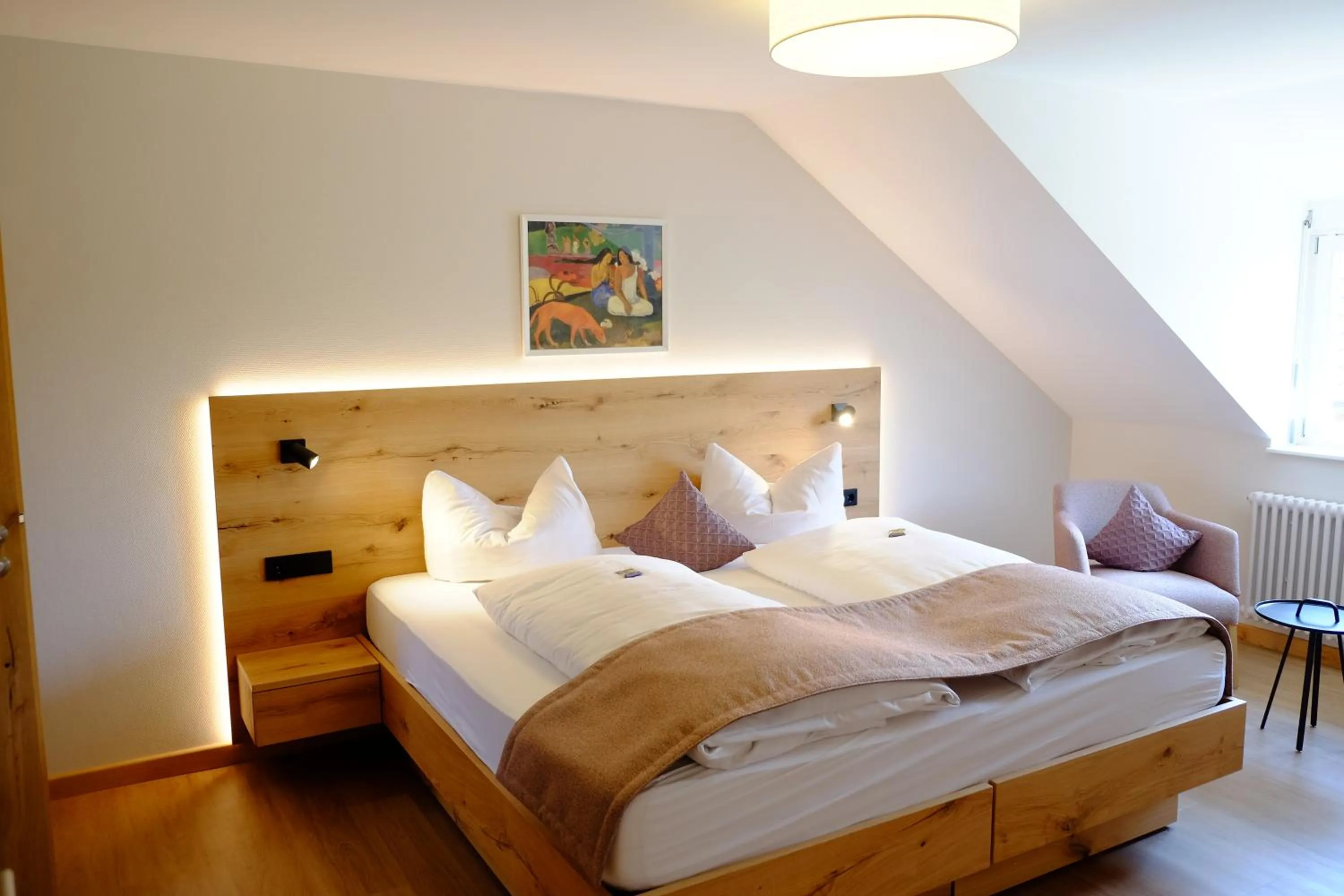 Bed in Flair Hotel Schwanen