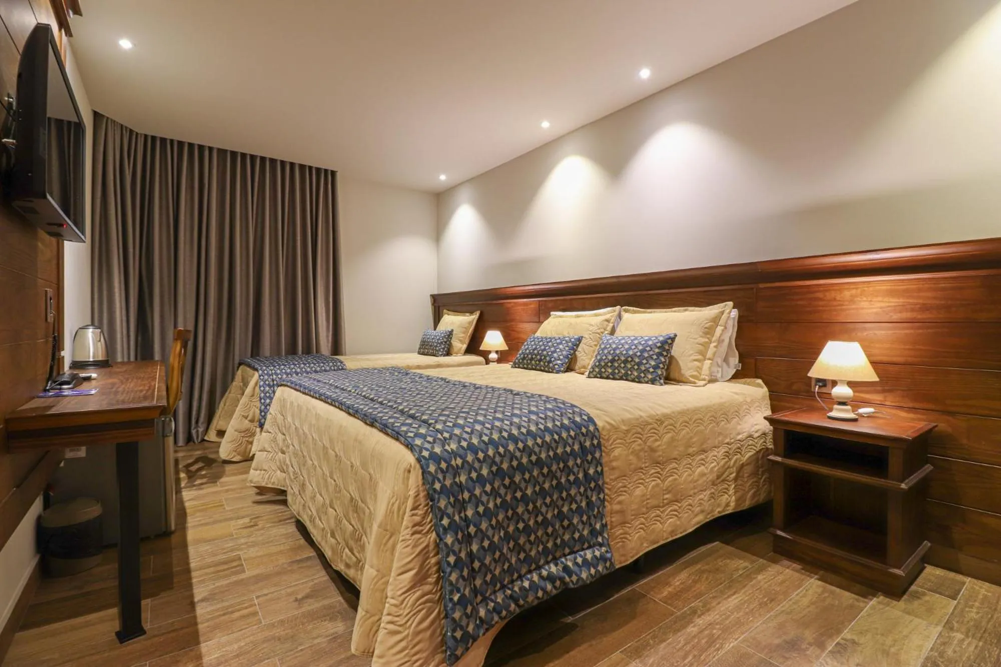 Bed in Pousada Serra Paradiso