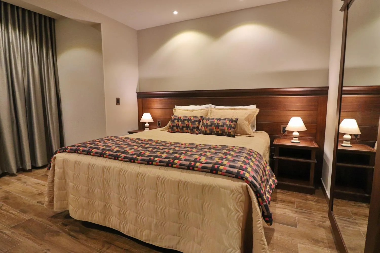 Bed in Pousada Serra Paradiso