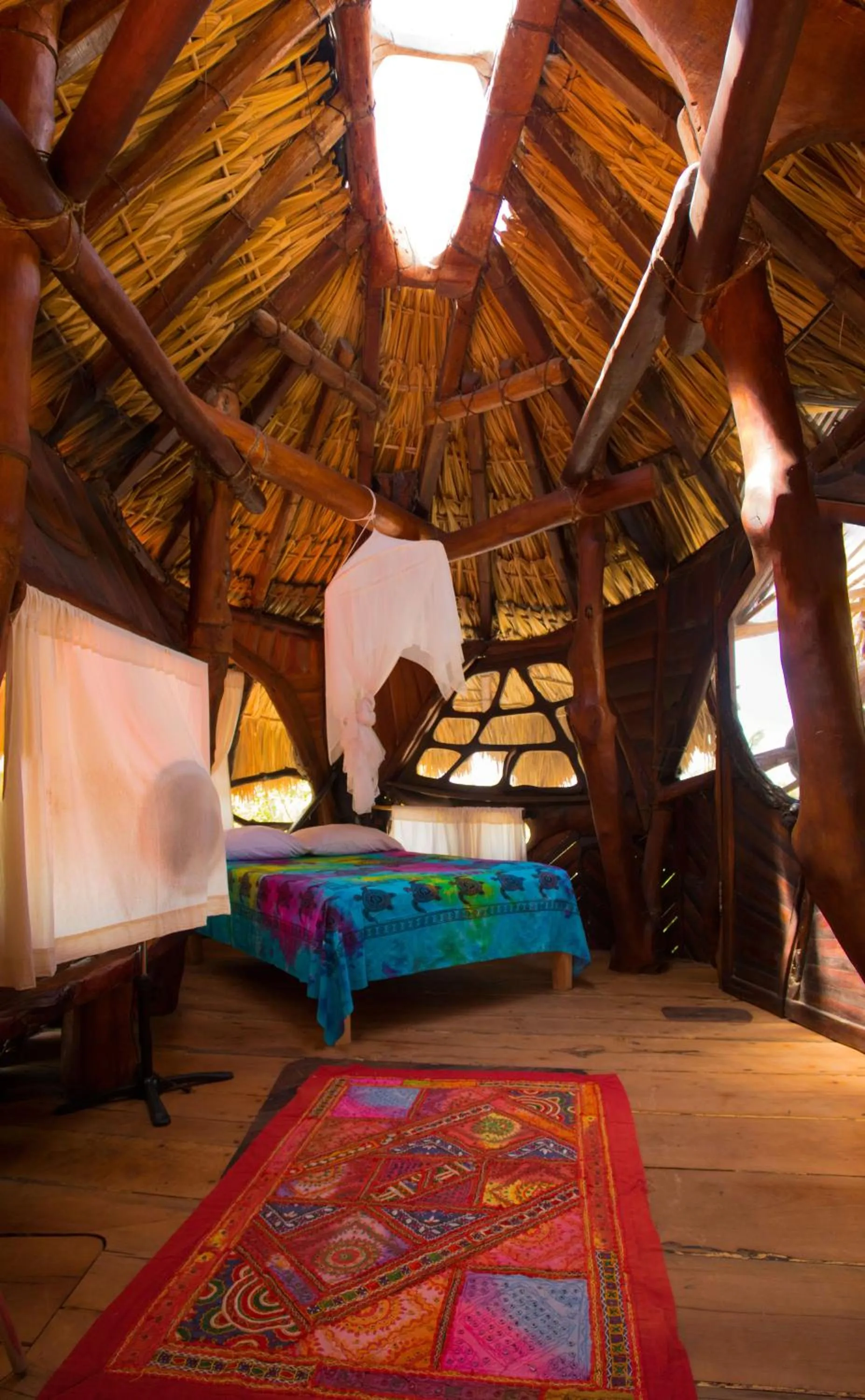 Seating area, Bed in La Quinta Orquídea