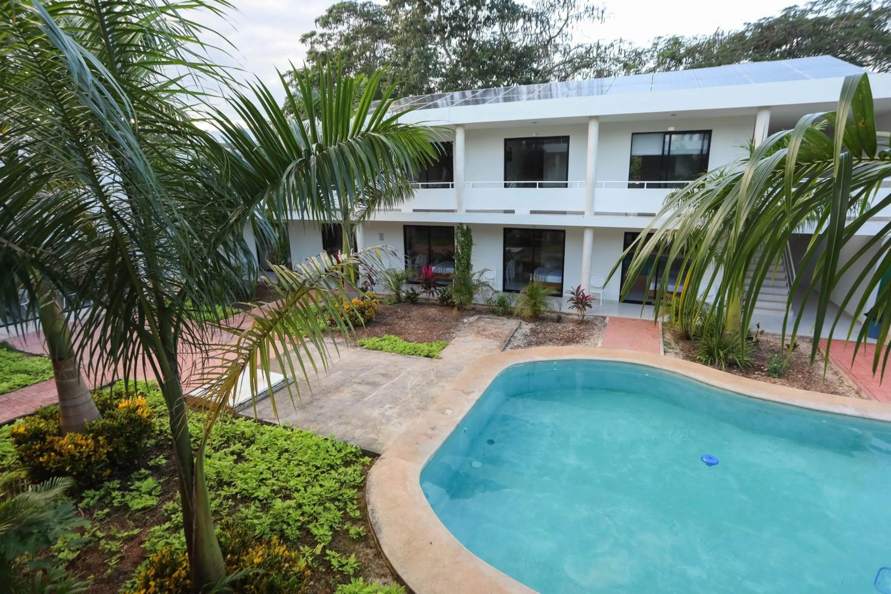 Pool view in Cielo y Selva Tekax