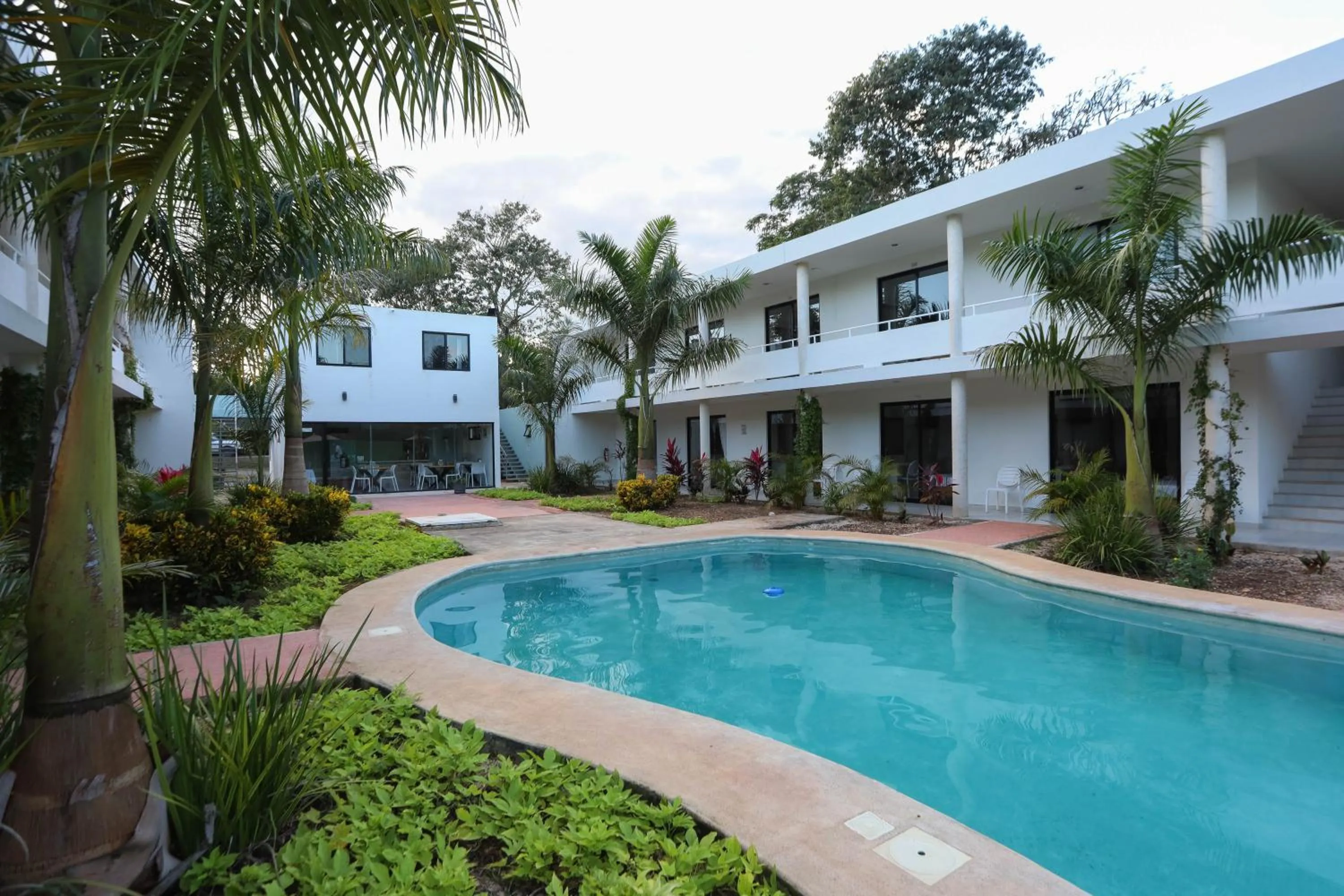 Pool view in Cielo y Selva Tekax