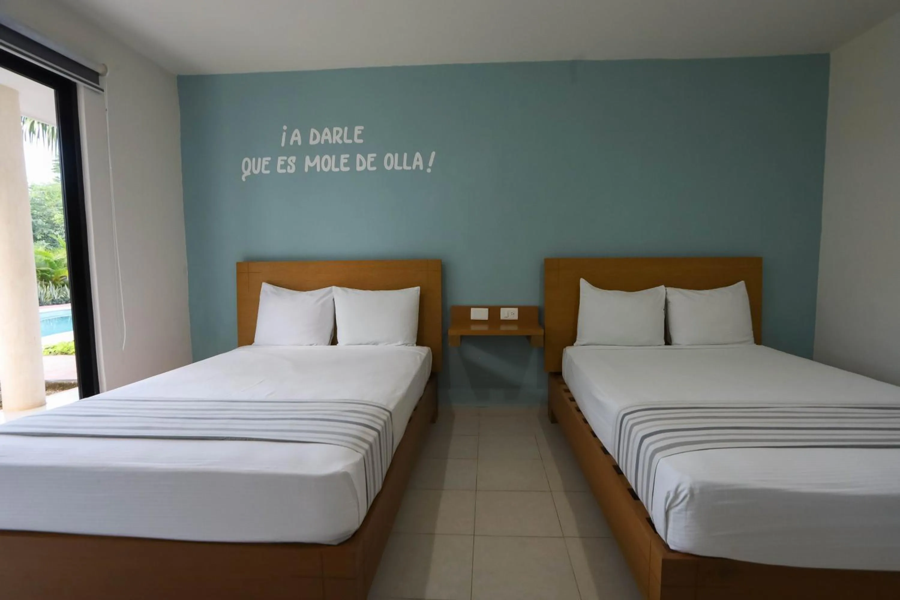 Photo of the whole room, Bed in Cielo y Selva Tekax