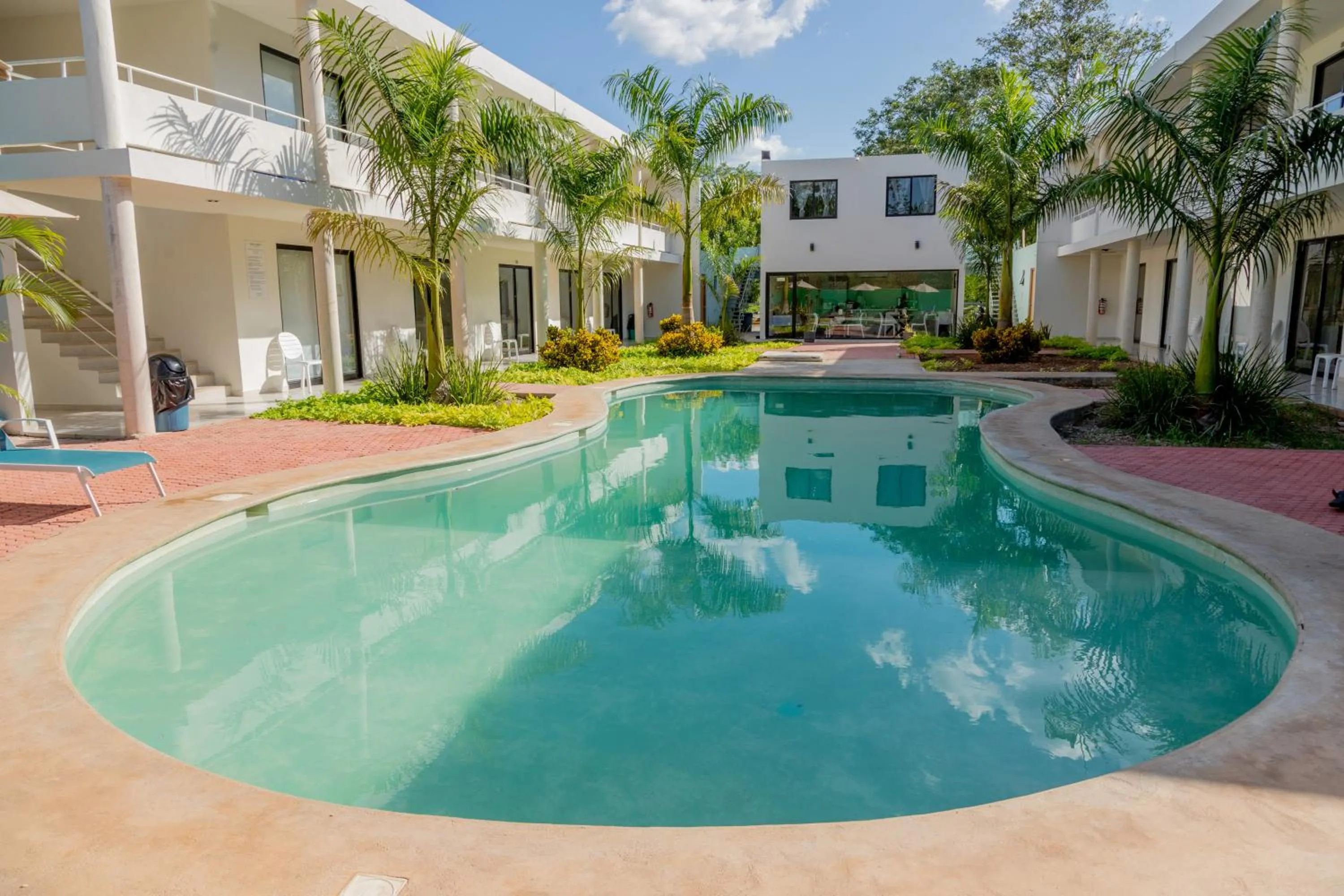 Pool view in Cielo y Selva Tekax