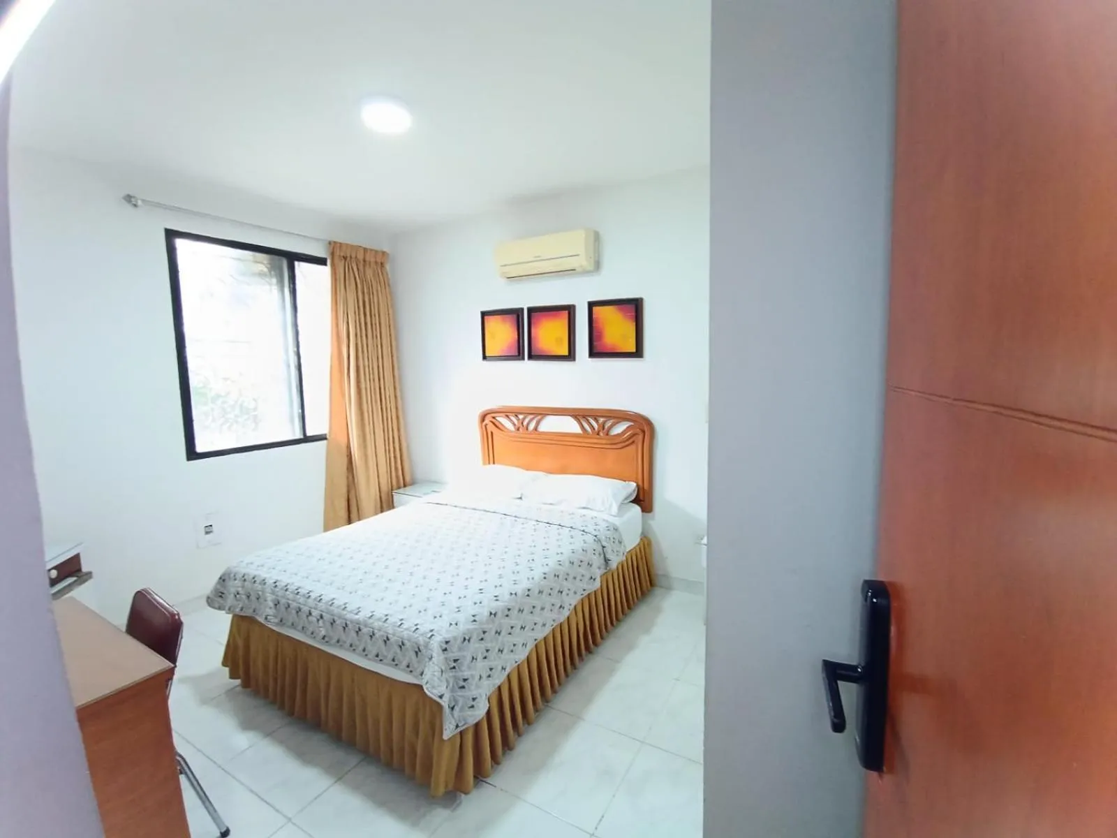 Bed in Hotel Chucarima