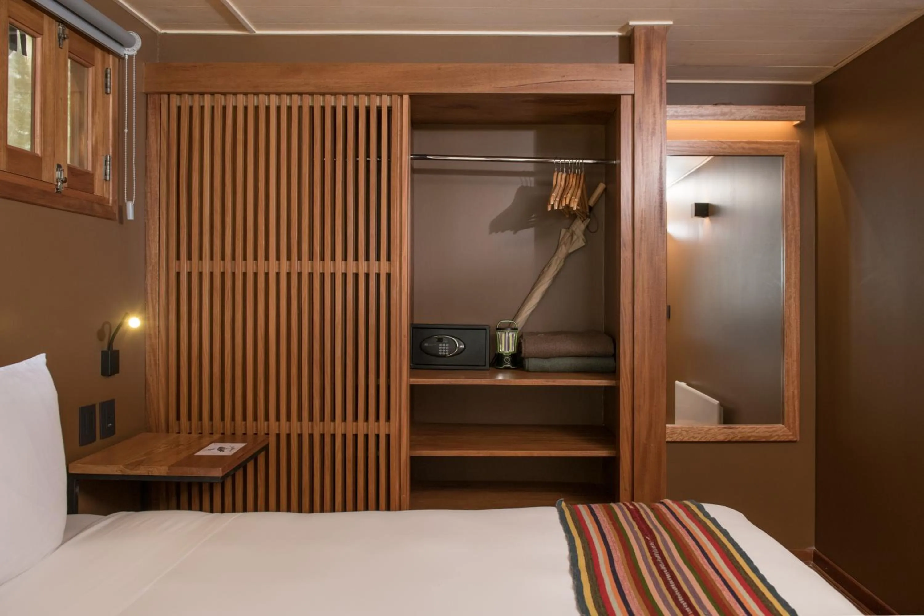 Bed in Las Qolqas EcoResort Ollantaytambo