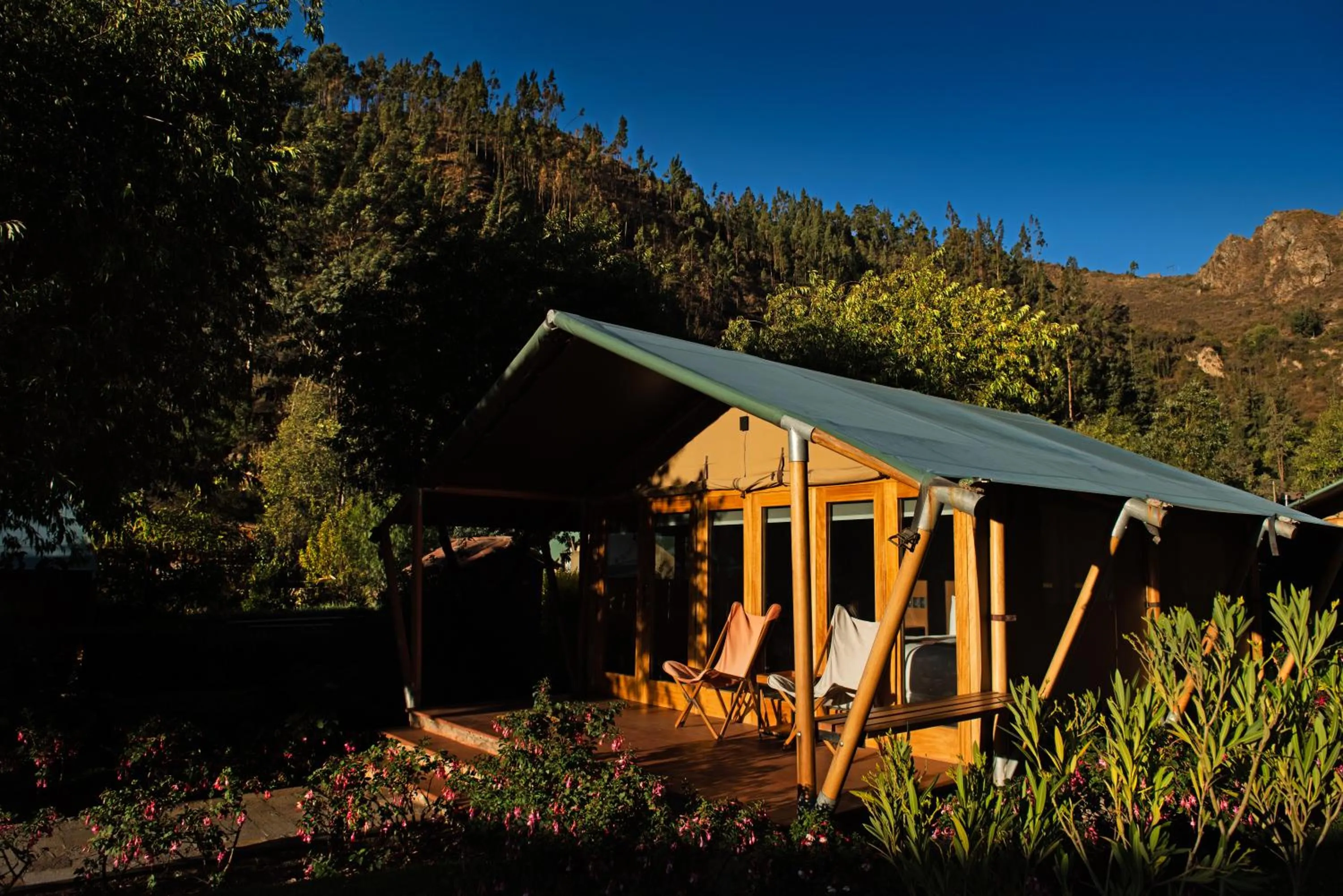 View (from property/room) in Las Qolqas EcoResort Ollantaytambo