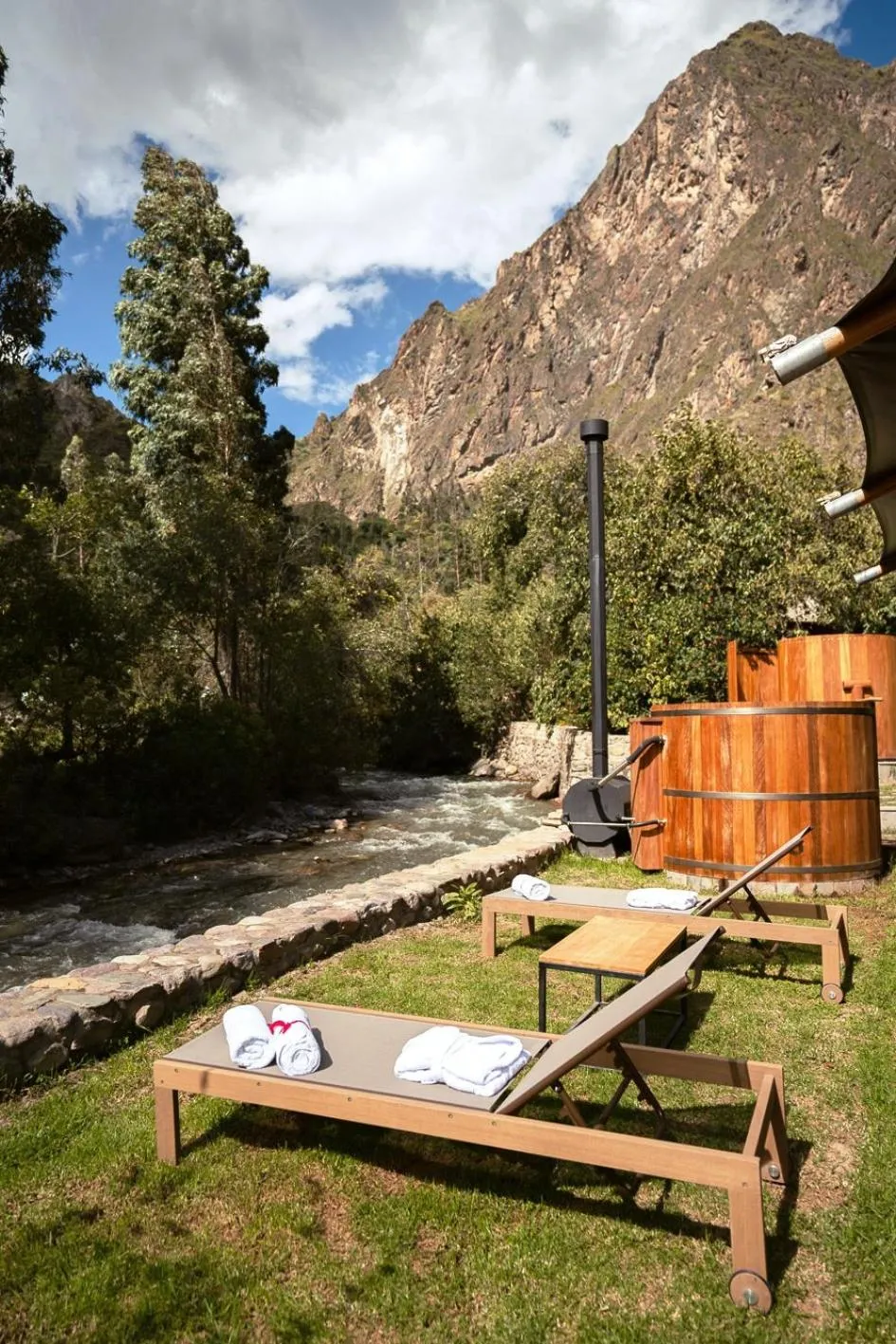 Garden in Las Qolqas EcoResort Ollantaytambo